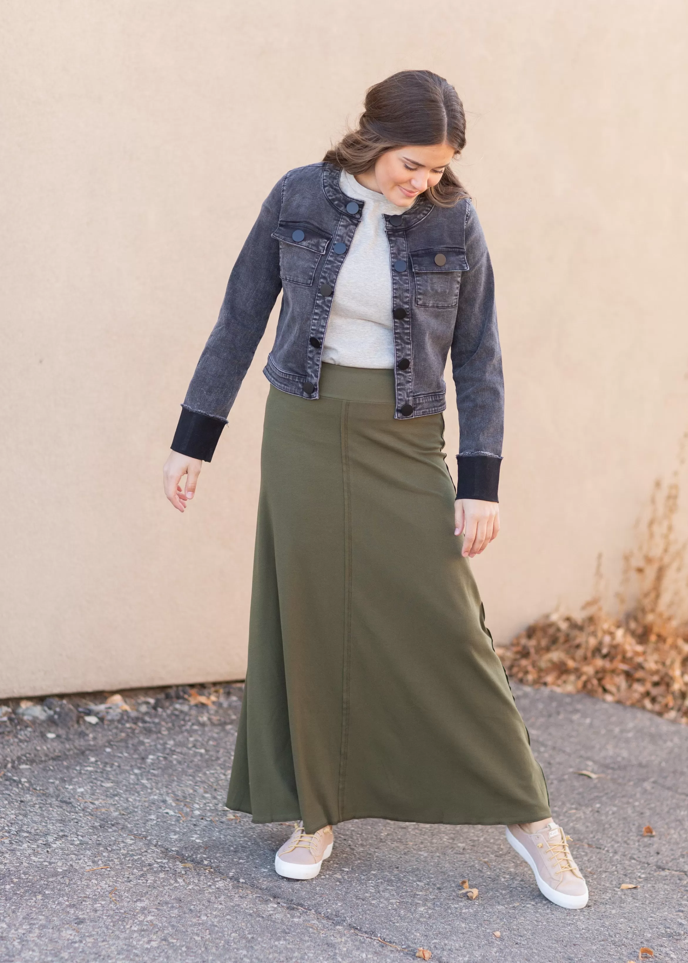* Allison Knit Maxi Skirt Outlet