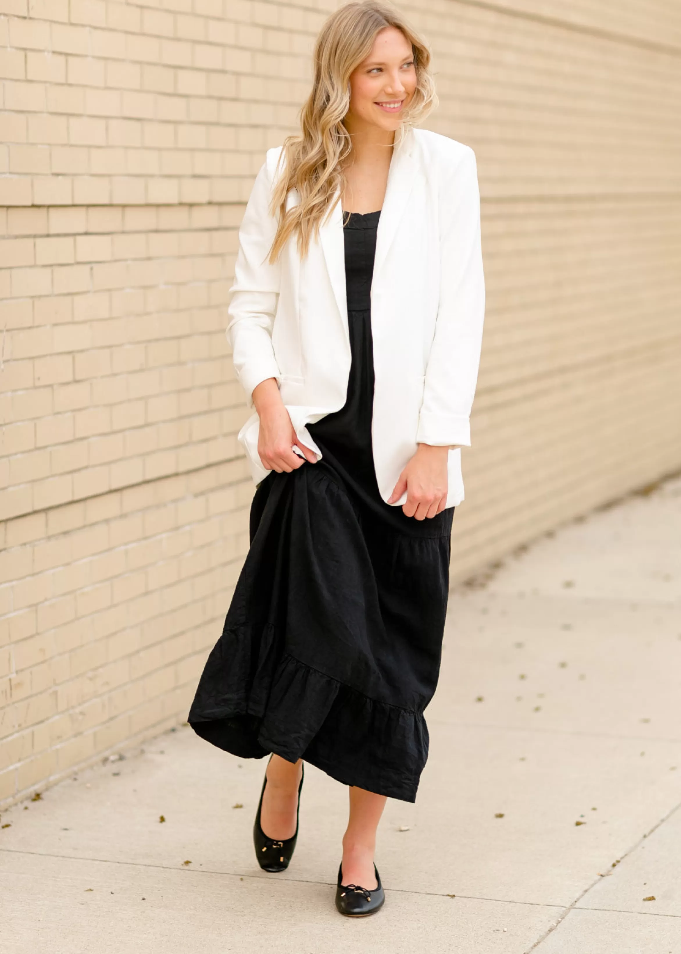 ZSupply Ayla Black Maxi Dress Cheap