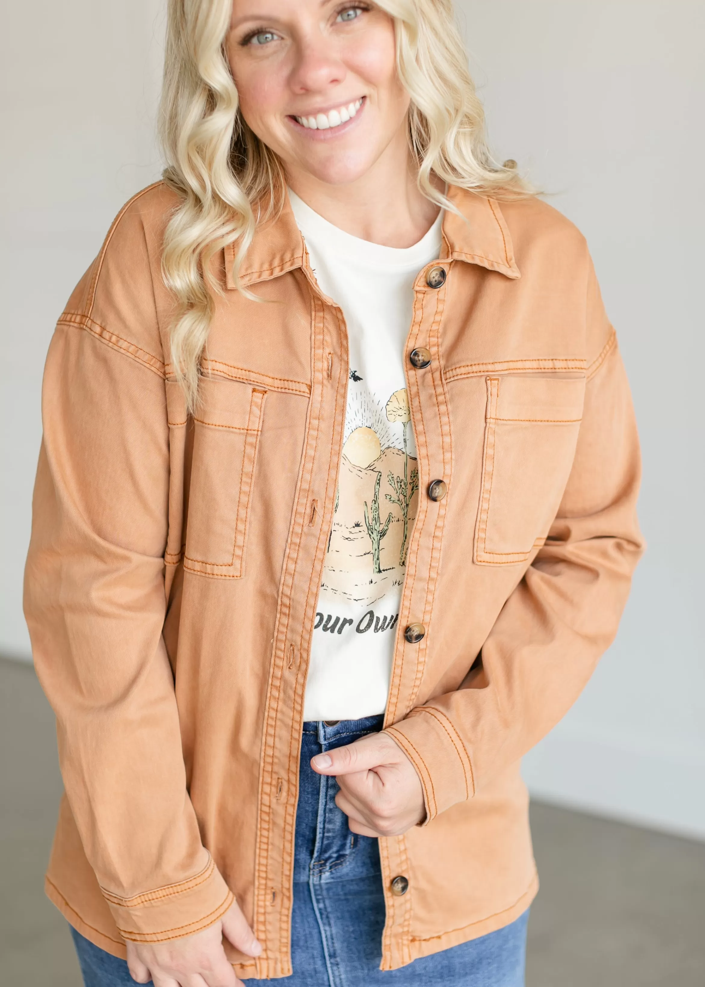 Thread & Supply Berkley Button Up Chore Shacket Best