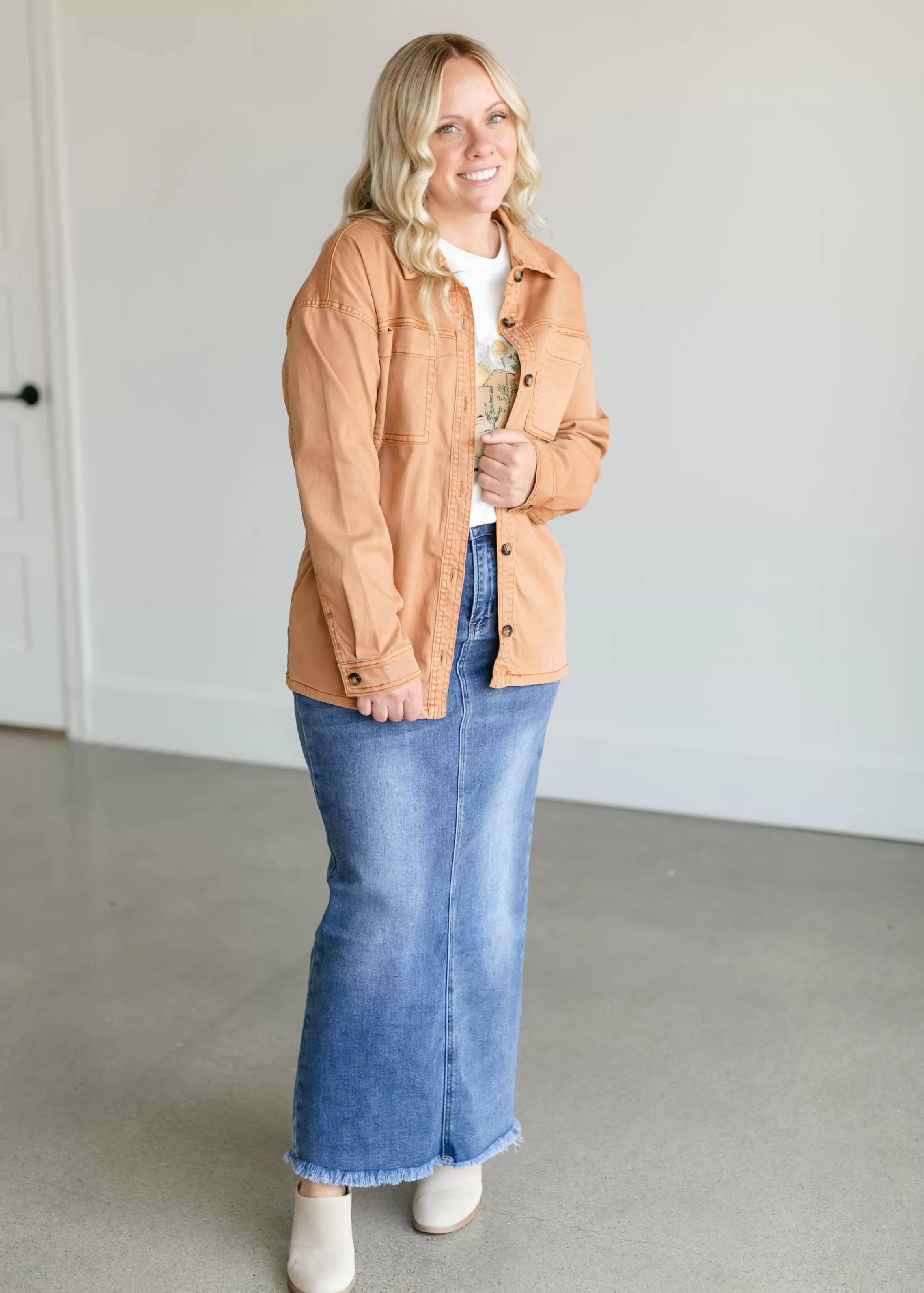 Thread & Supply Berkley Button Up Chore Shacket Best