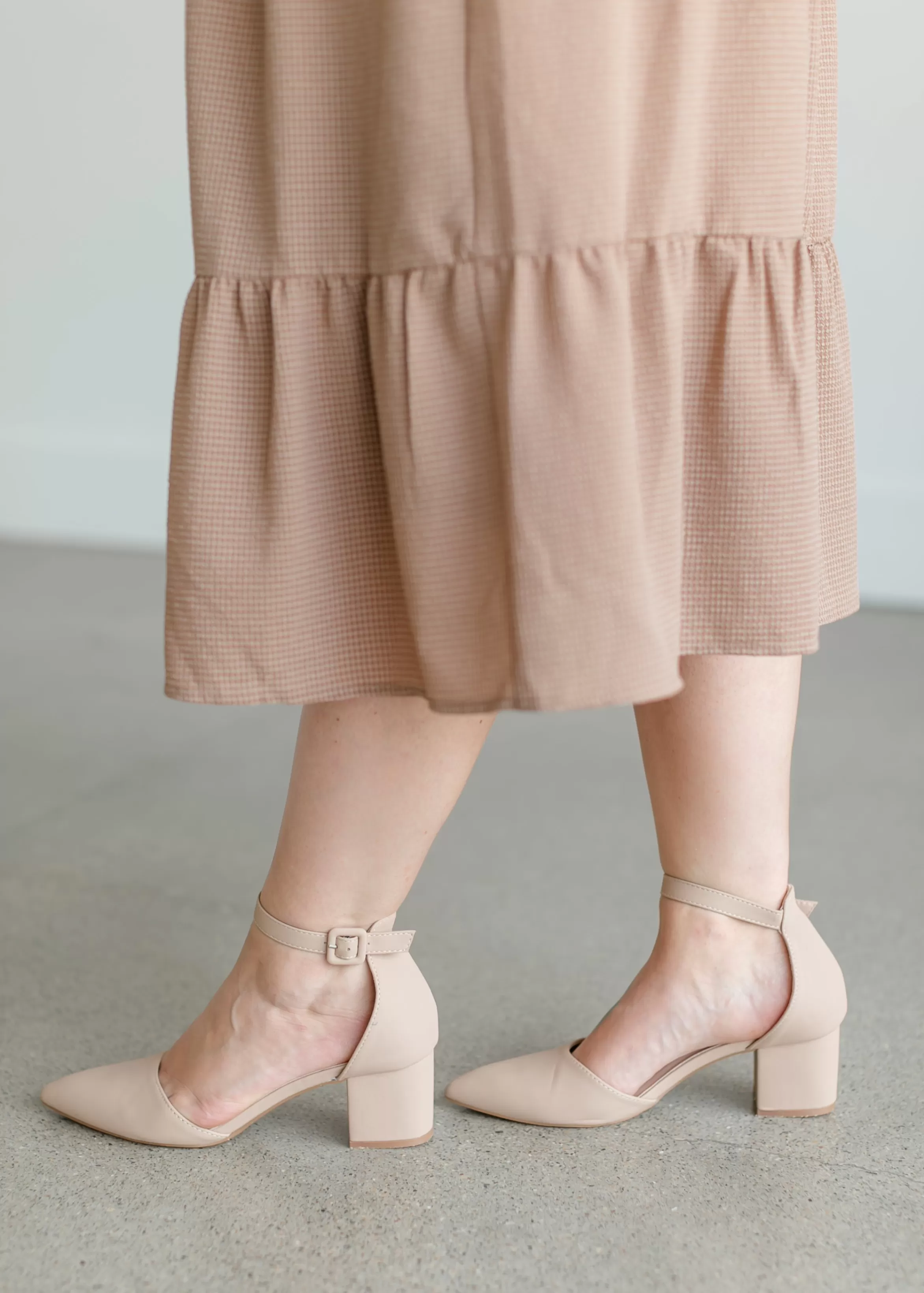 Shoe Addict Closed Toe Ankle Strap Heel Shop