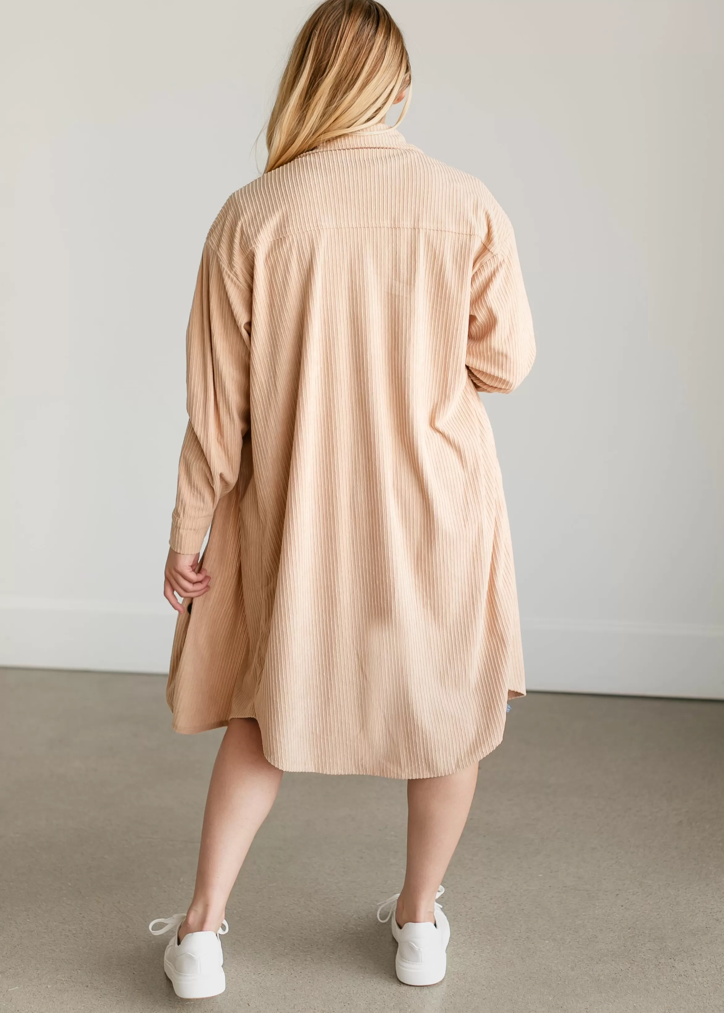 Staccato Corduroy Duster Long Shacket Sale