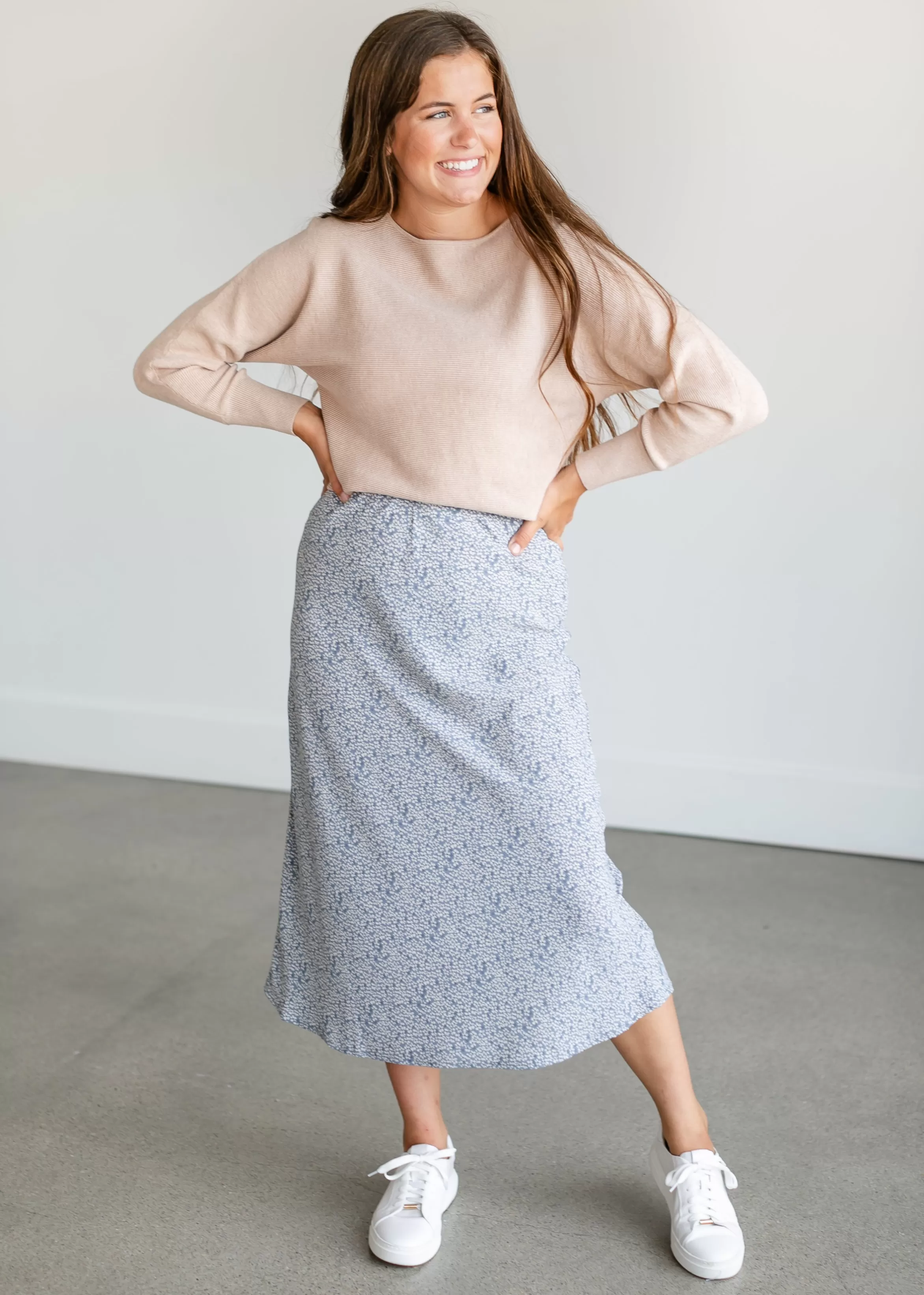 Be Cool Dolman Long Sleeve Boatneck Sweater Sale