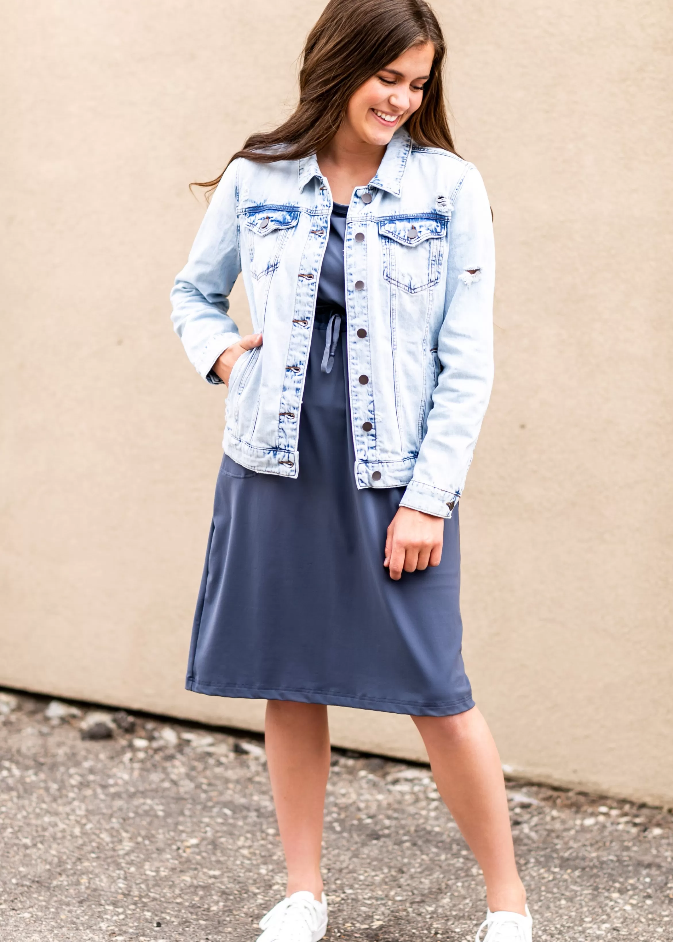 Swat Fame Emma Relaxed Fit Denim Jacket Discount