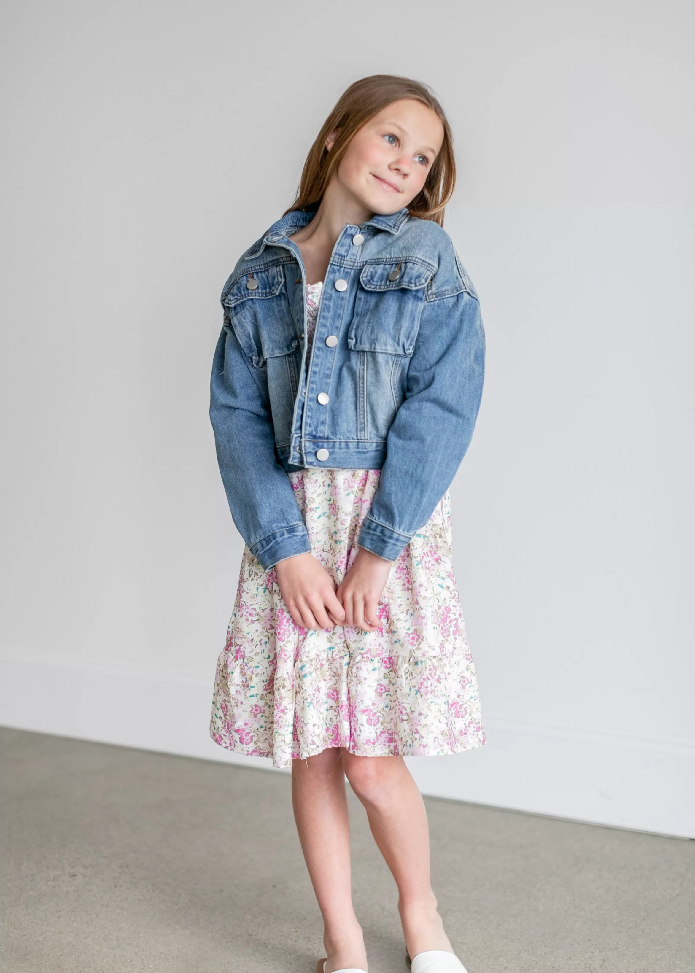 Hayden Girls Yellow & Pink Floral Dress New