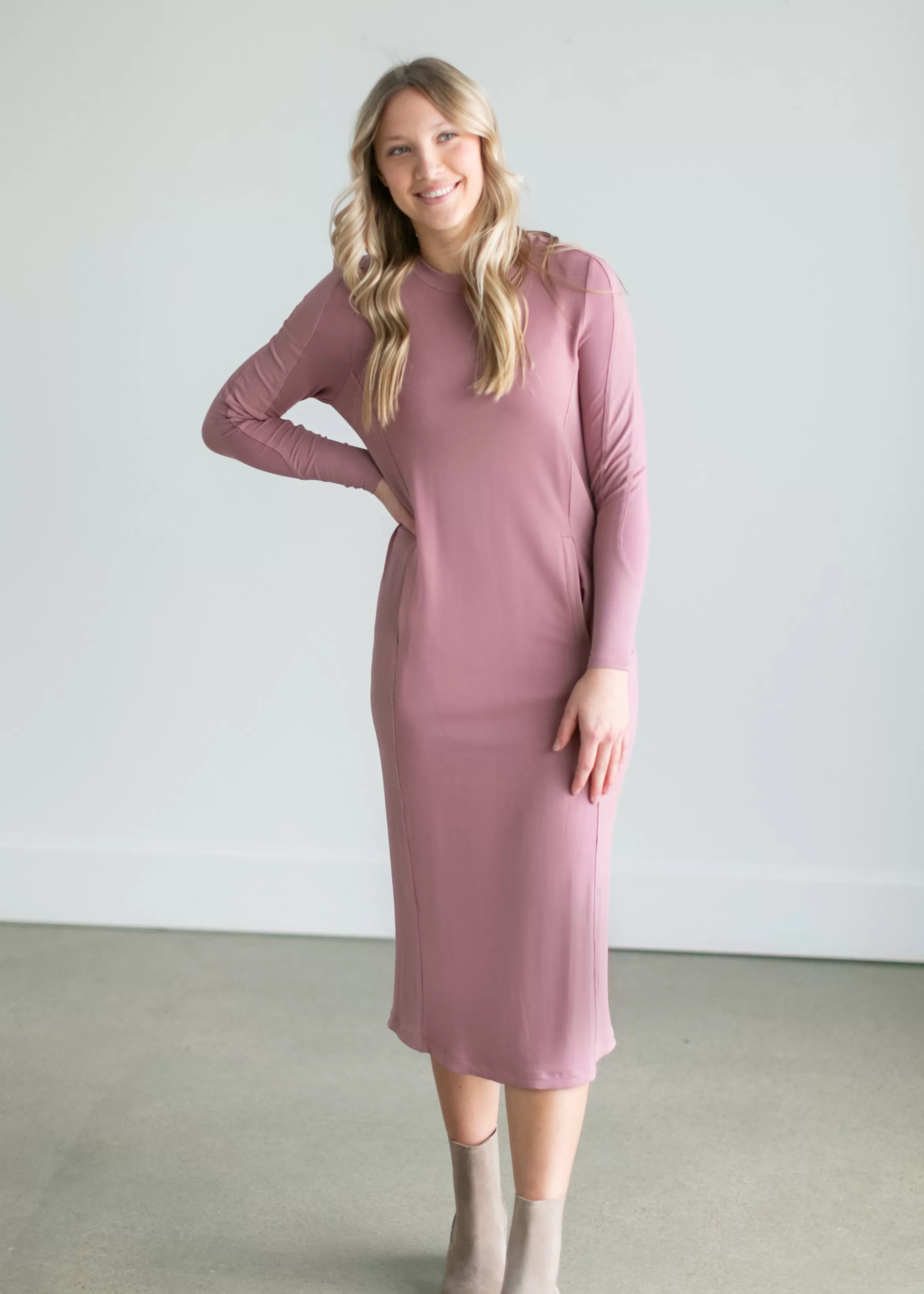 * Hayden Paloma Pink Midi Dress Flash Sale