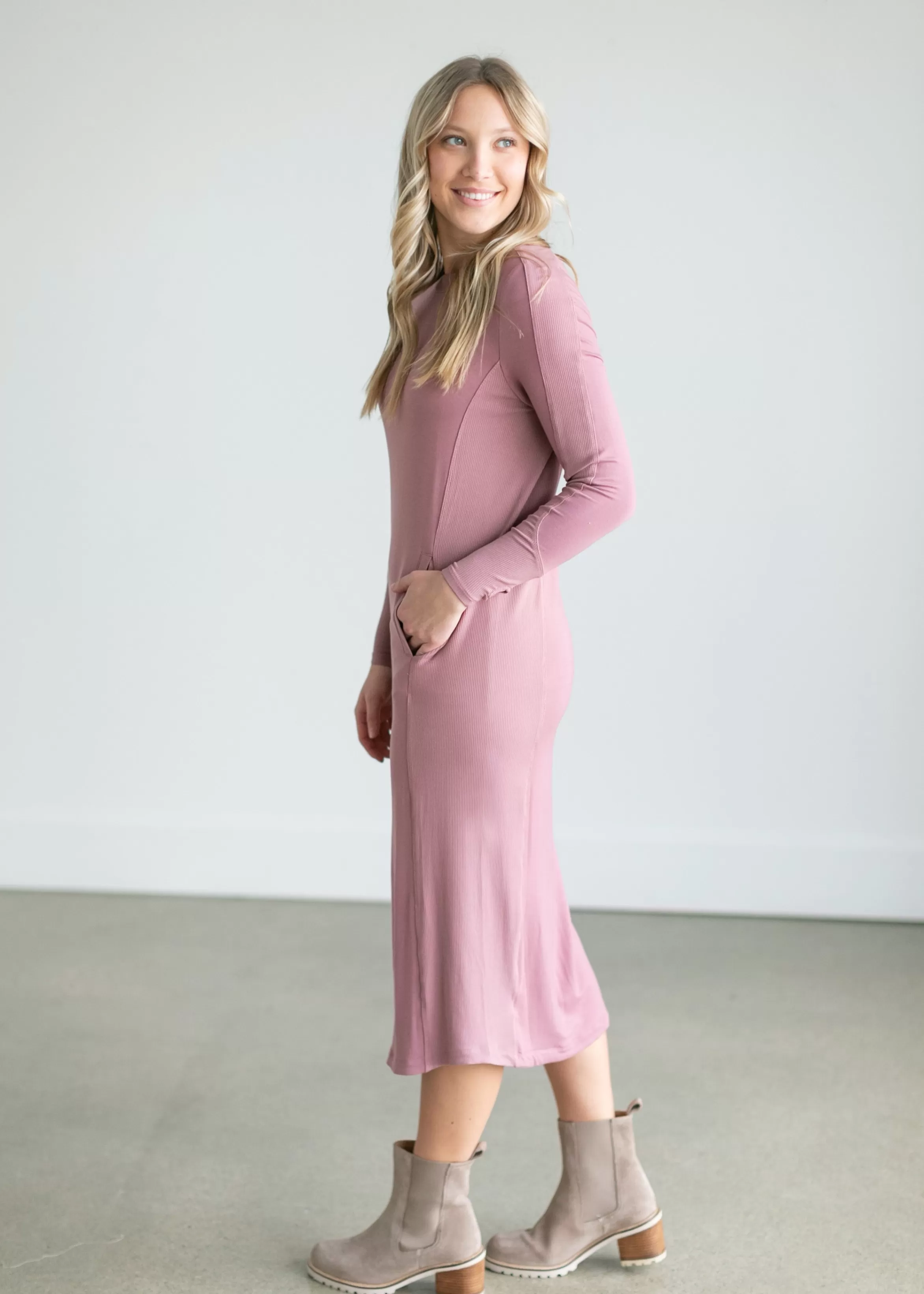 * Hayden Paloma Pink Midi Dress Flash Sale