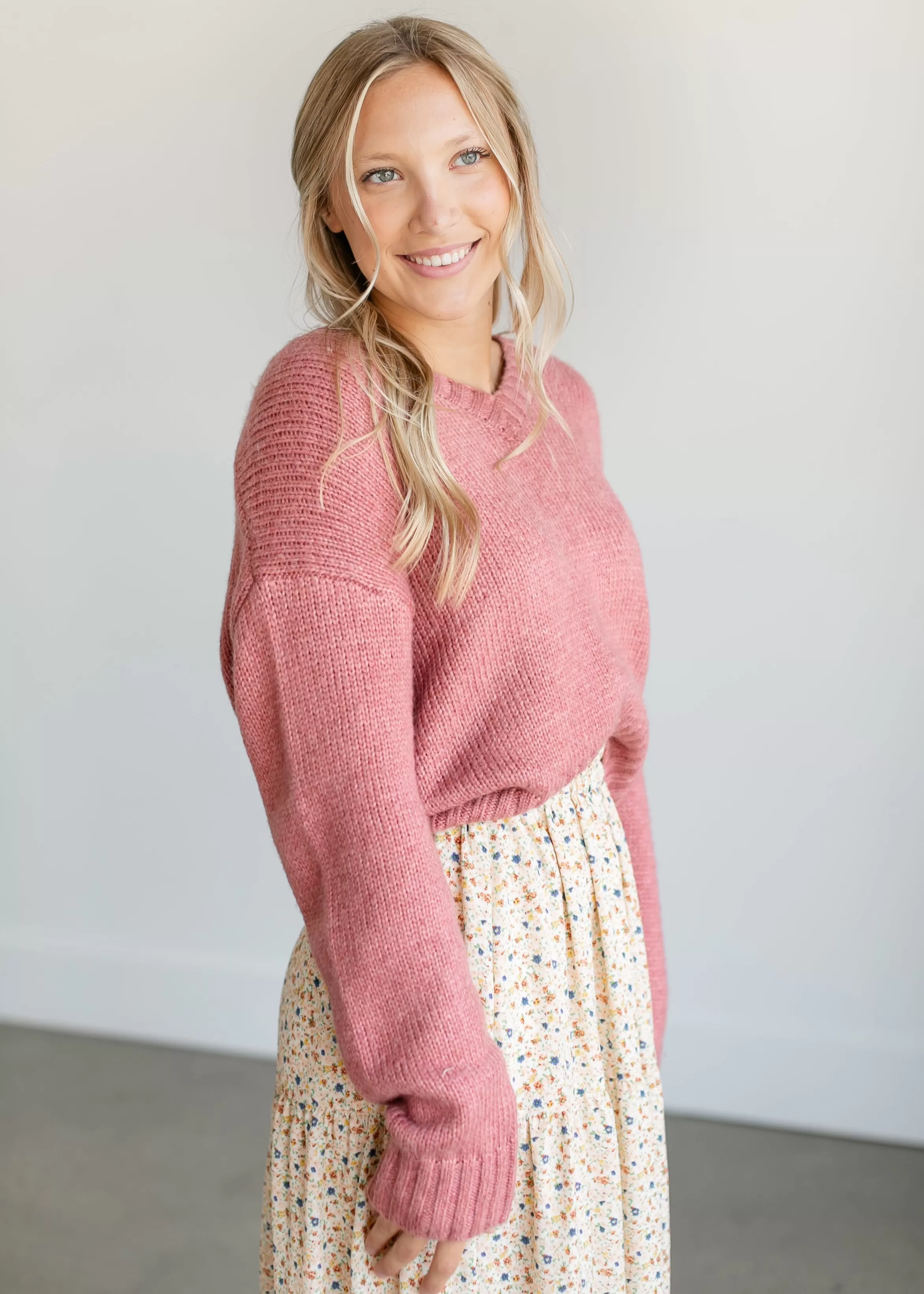 Steve Madden Houston Drop Shoulder Sweater Clearance