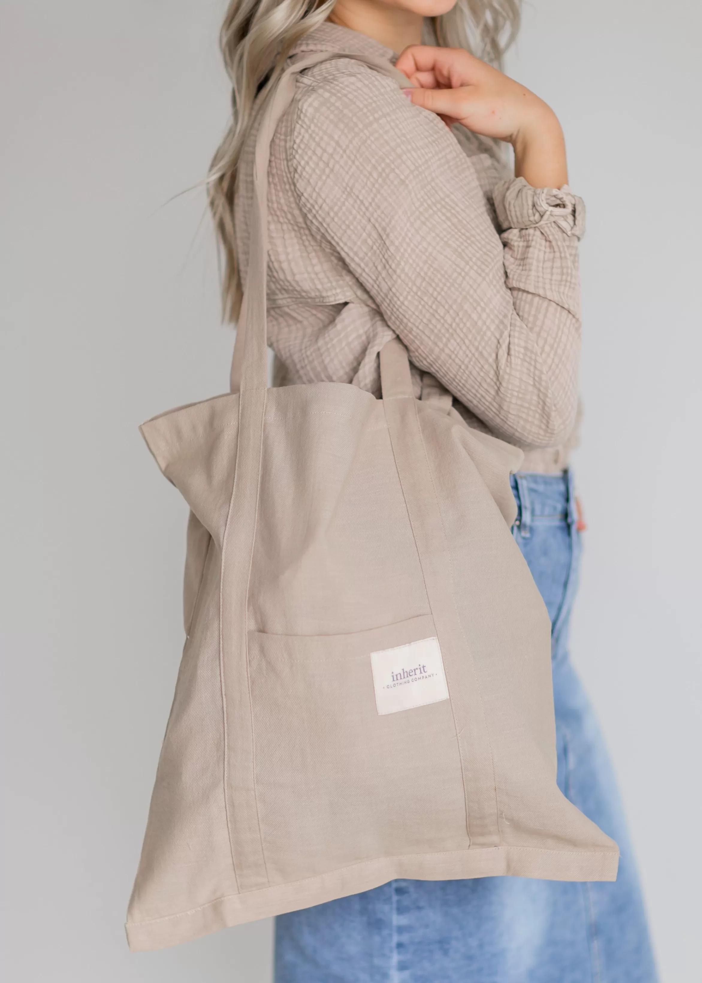 * Inherit Linen Tote Bag Best Sale