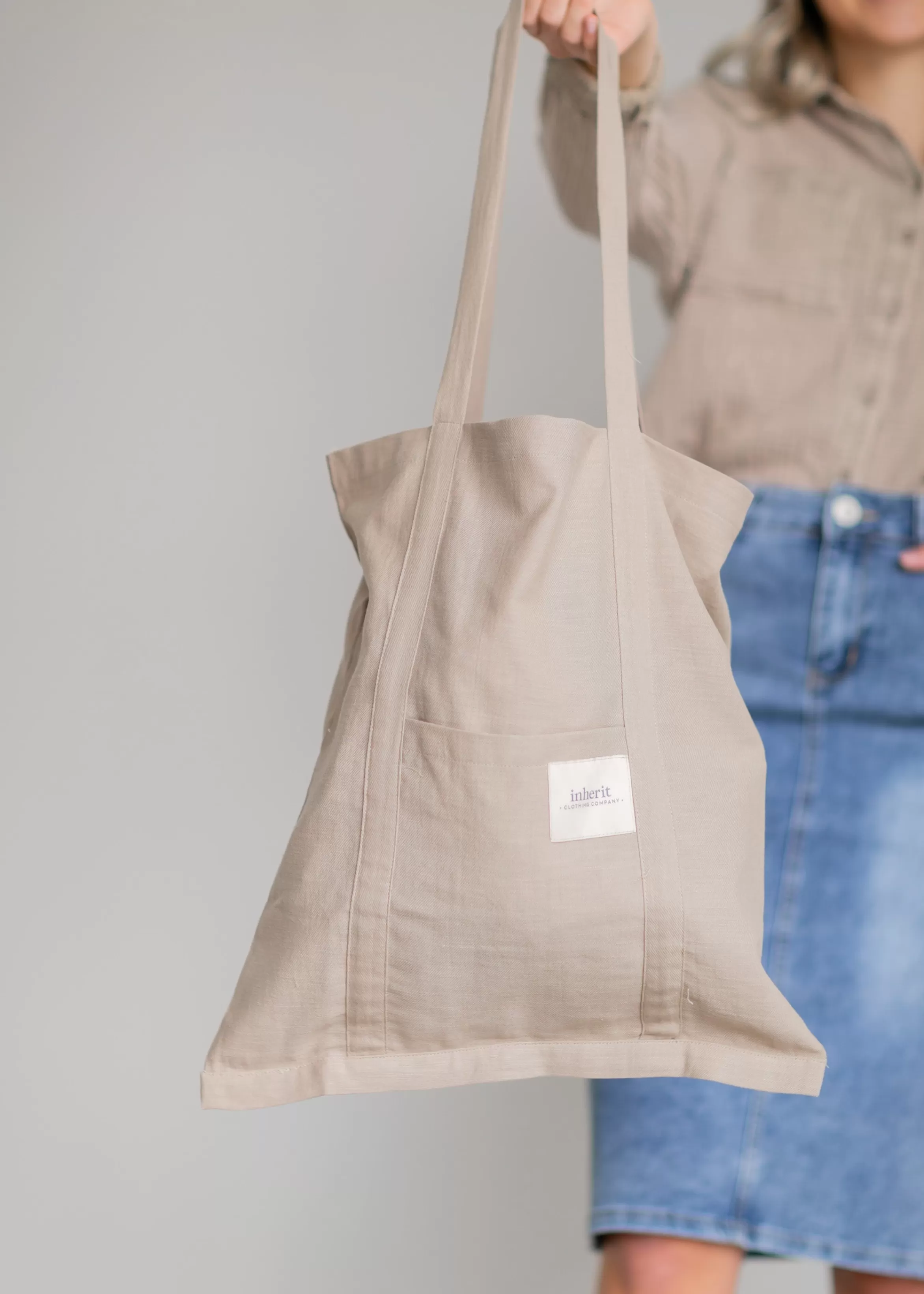 * Inherit Linen Tote Bag Best Sale