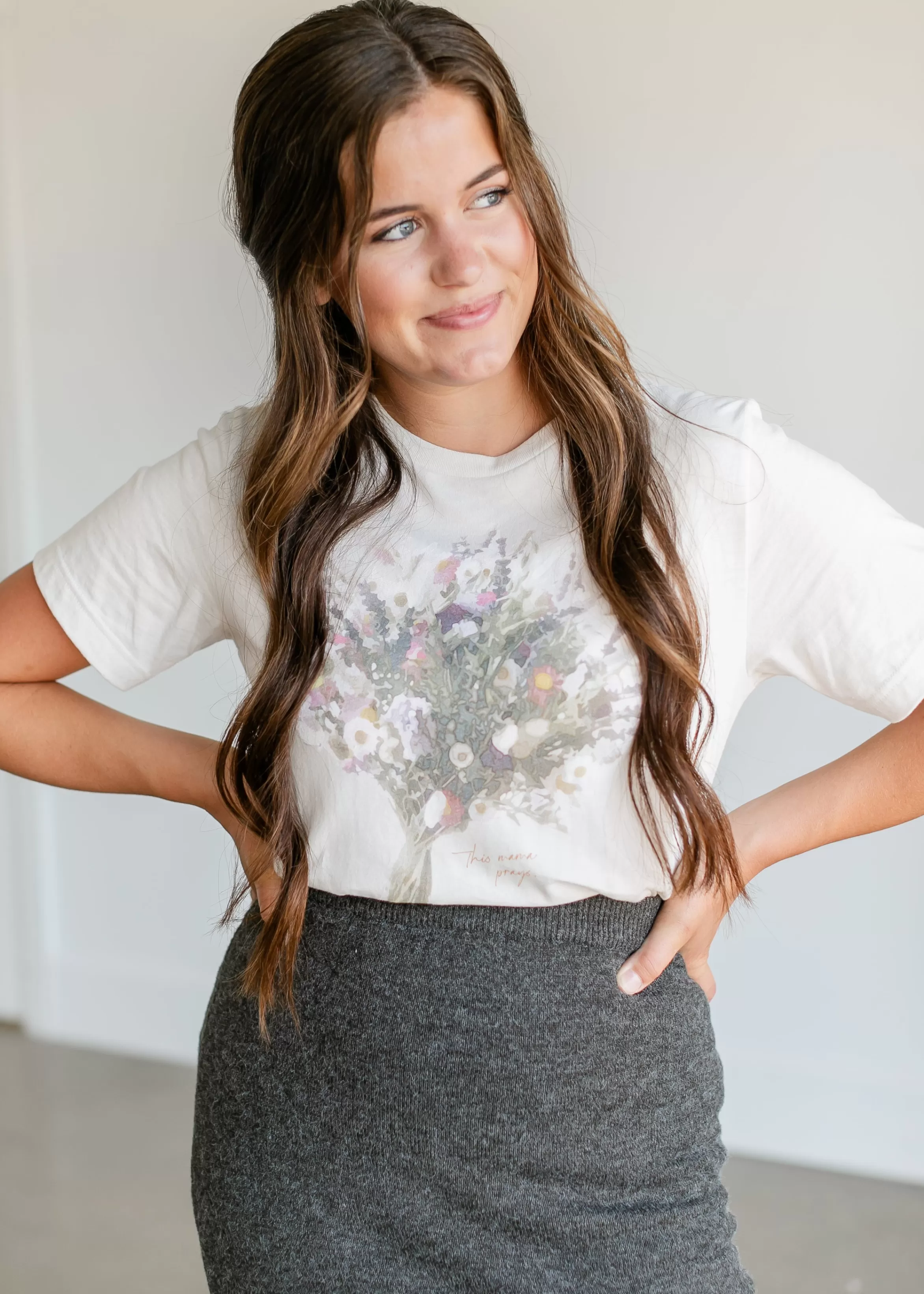 * Inherit This Mama Prays Graphic T-Shirt Best Sale