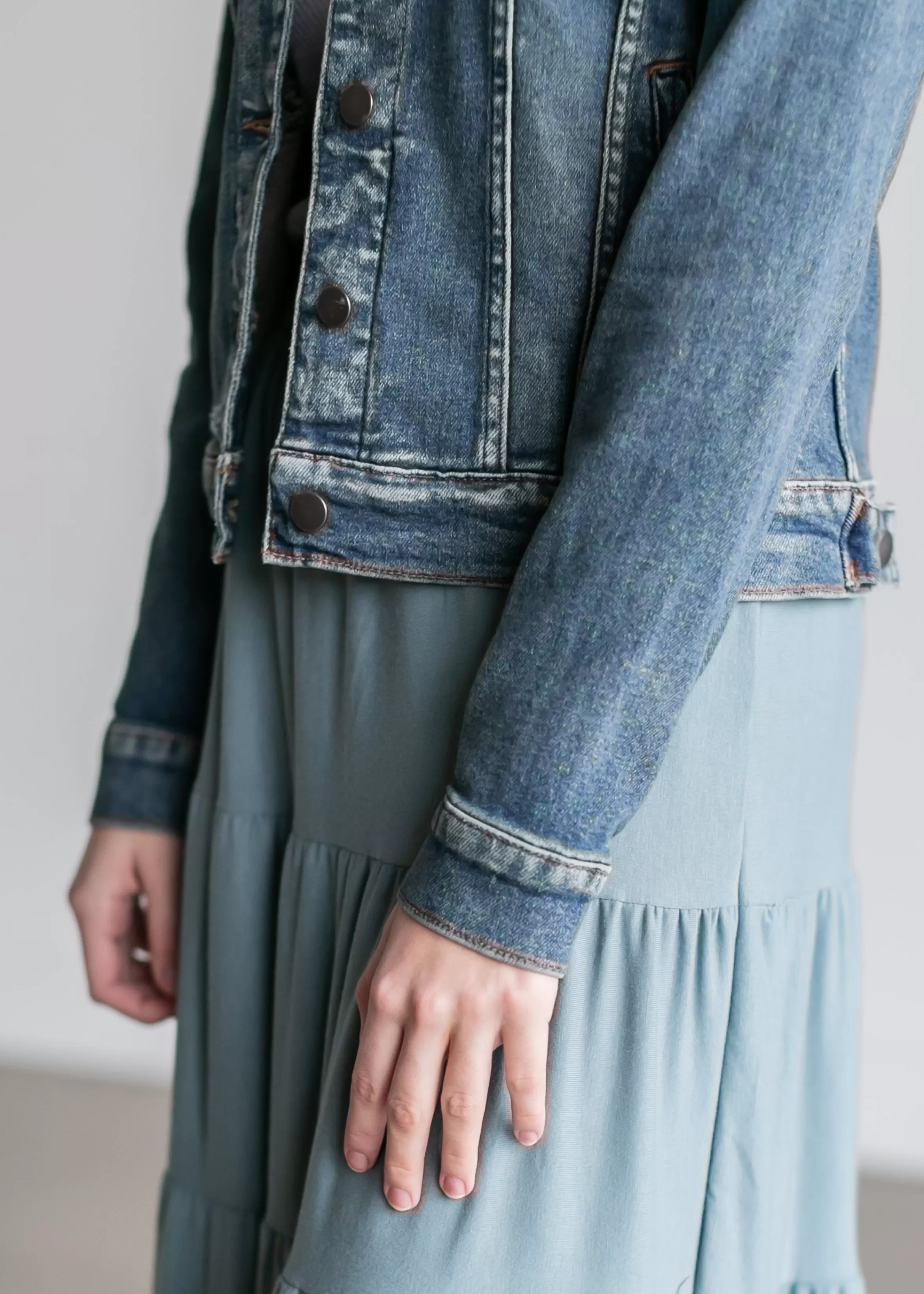 Swat Fame Jacqueline Vintage Wash Jean Jacket Online