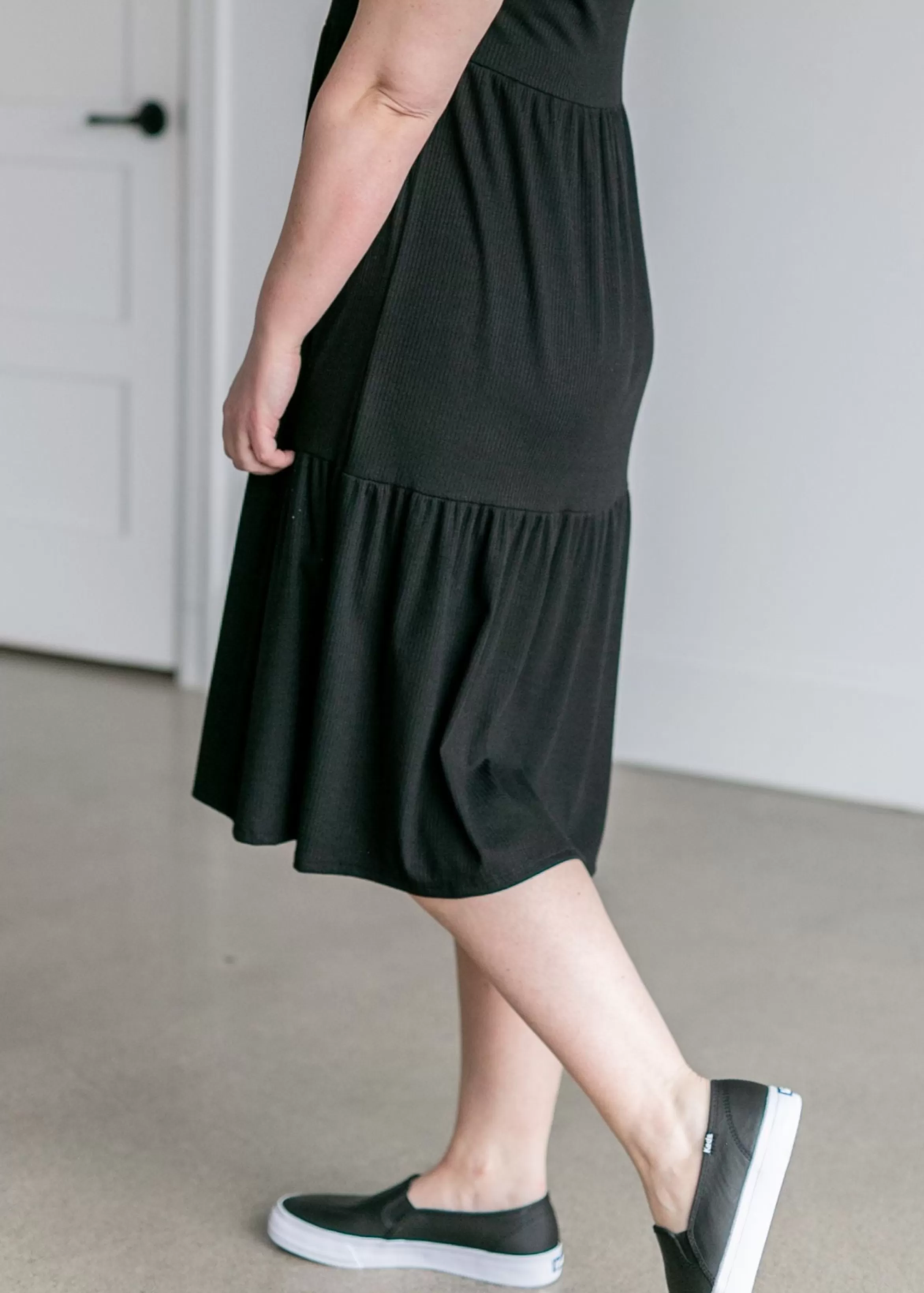 Keds ® Double Decker Black Slip On Sneaker Fashion