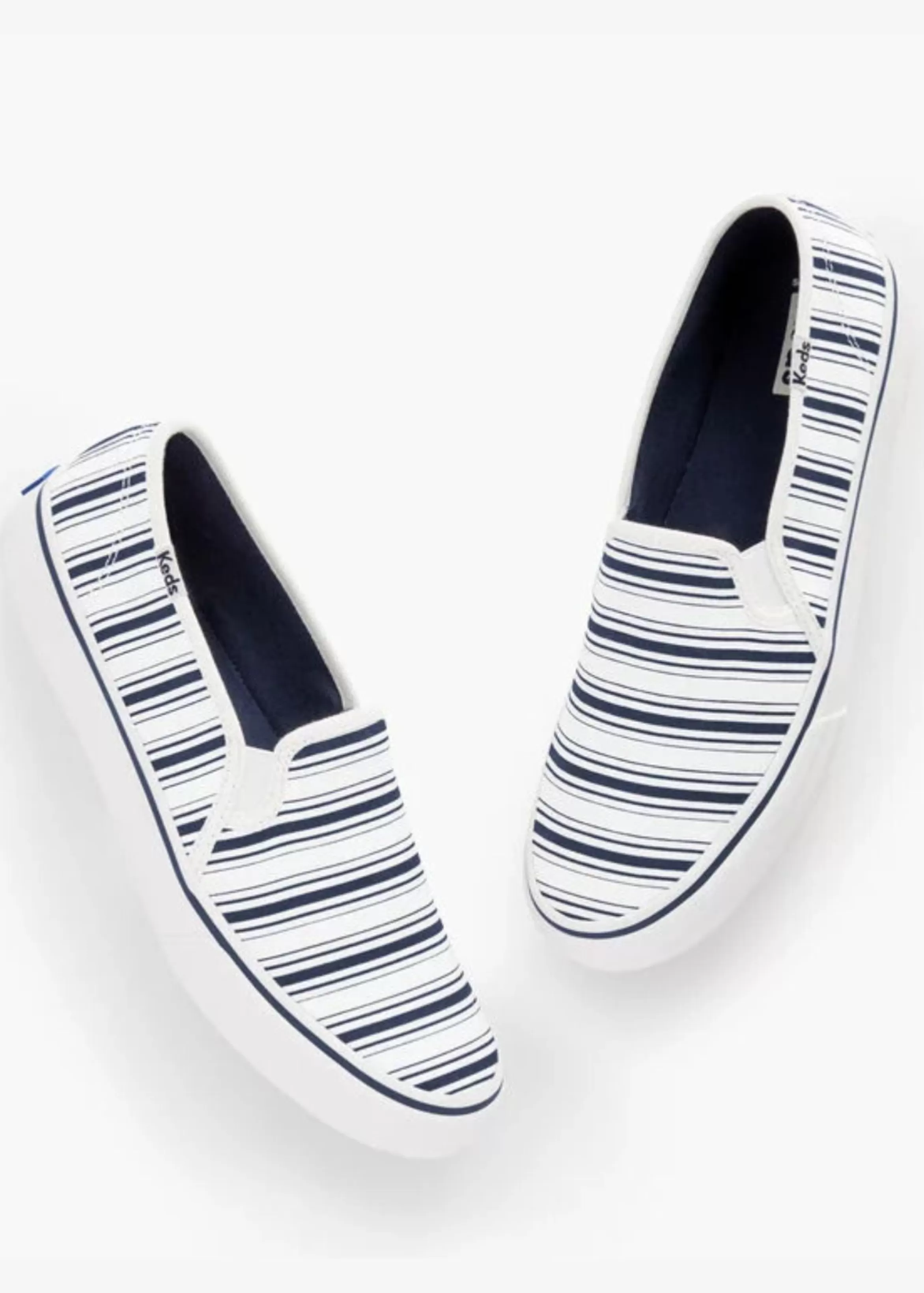 Keds ® Double Decker Navy Stripe Canvas Sneakers Shop
