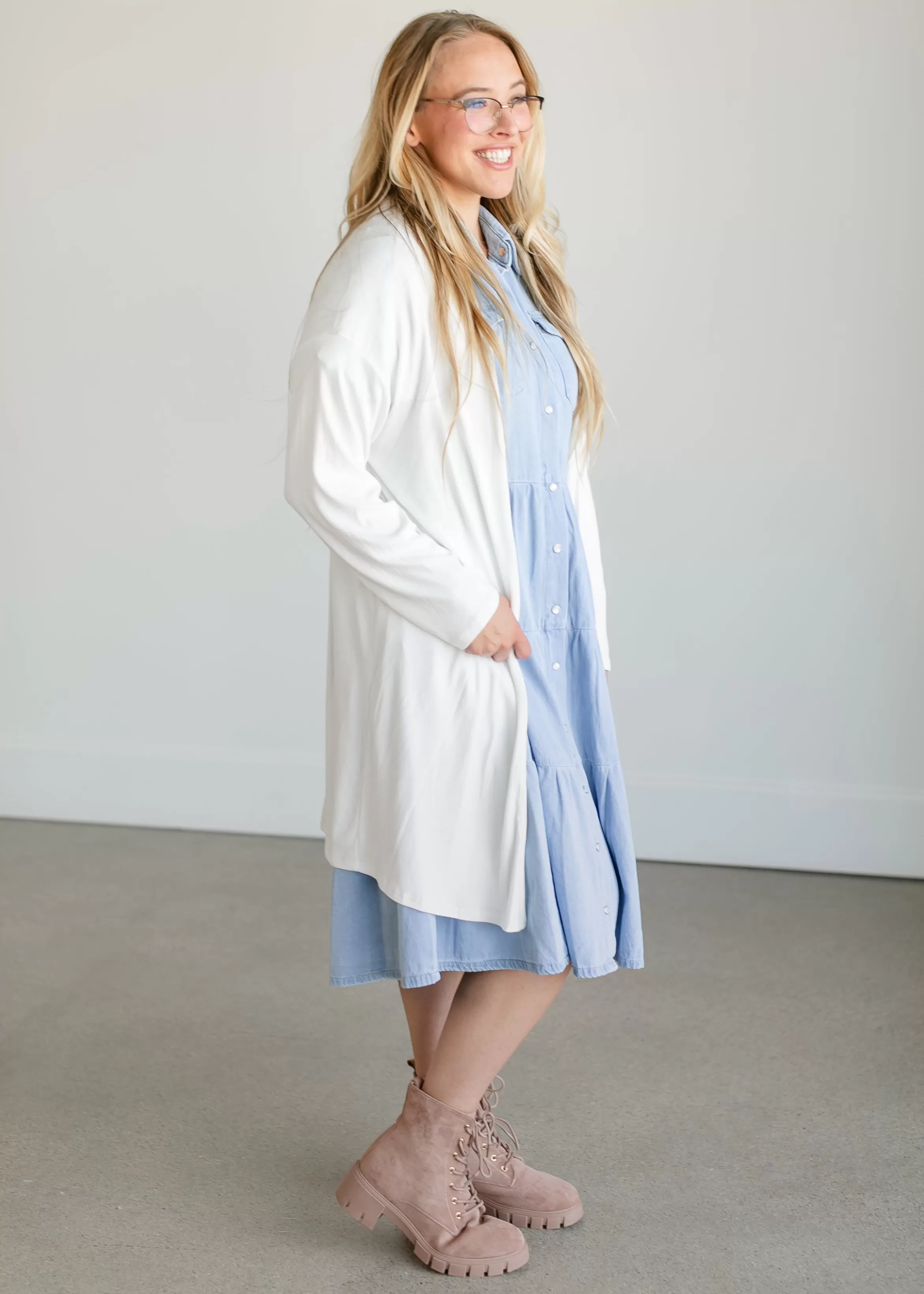 Sadie & Sage Lightweight Open Front Cardigan Best Sale