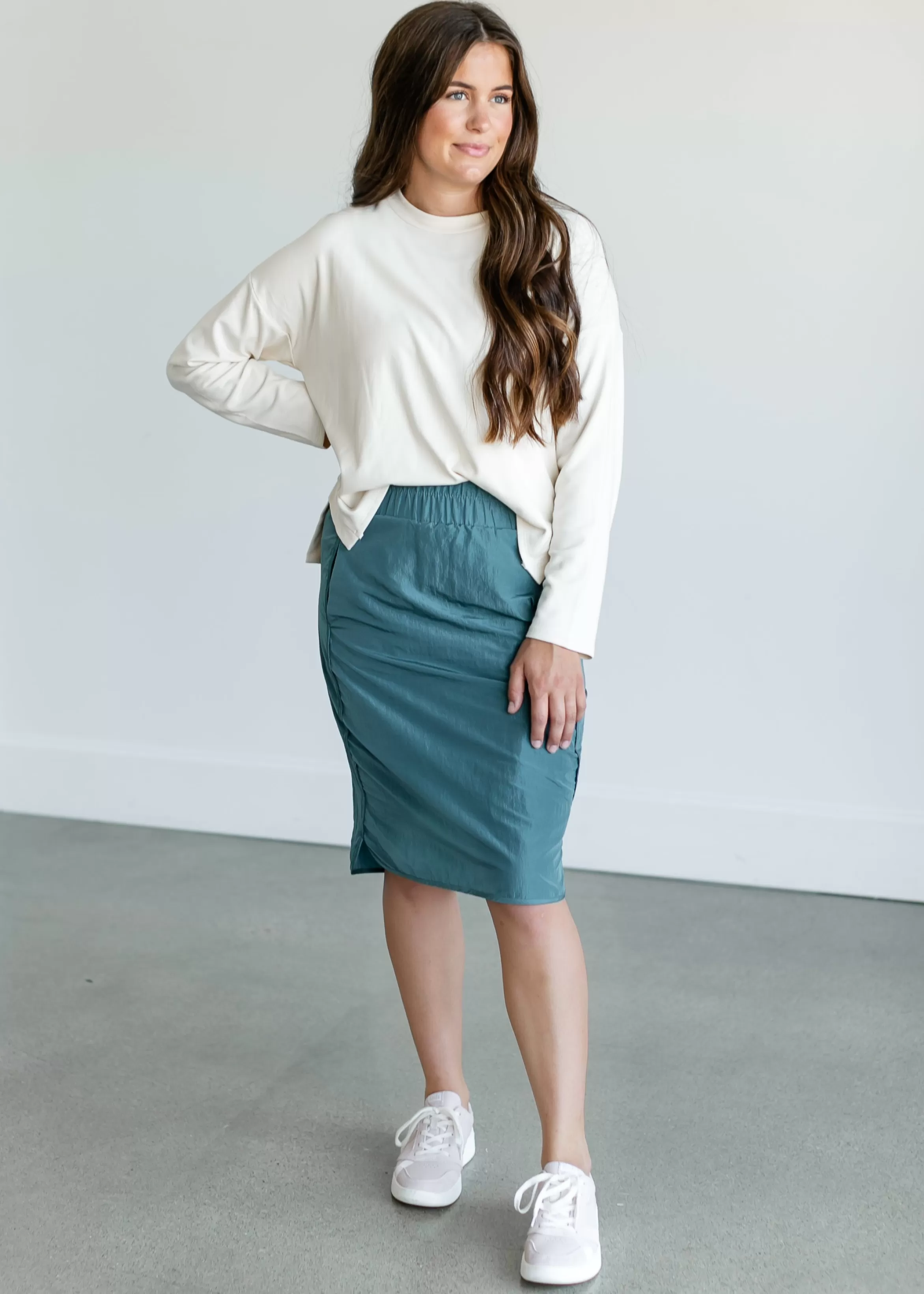 Wishlist Long Sleeve Drop Shoulder Top Outlet