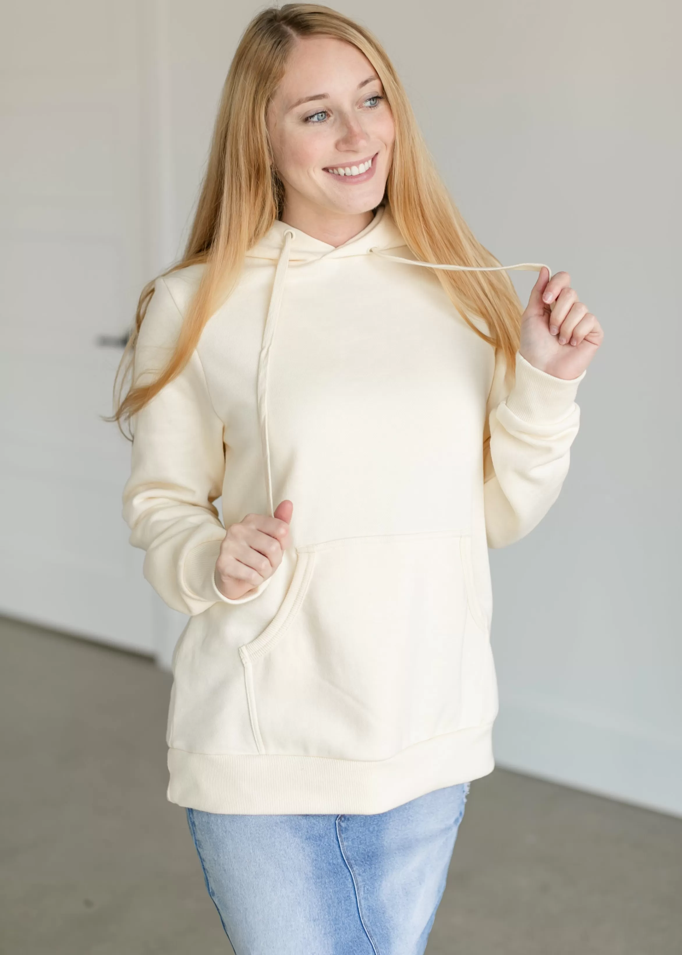 Thread & Supply Lucy Long Sleeve Hoodie Sweatshirt Clearance