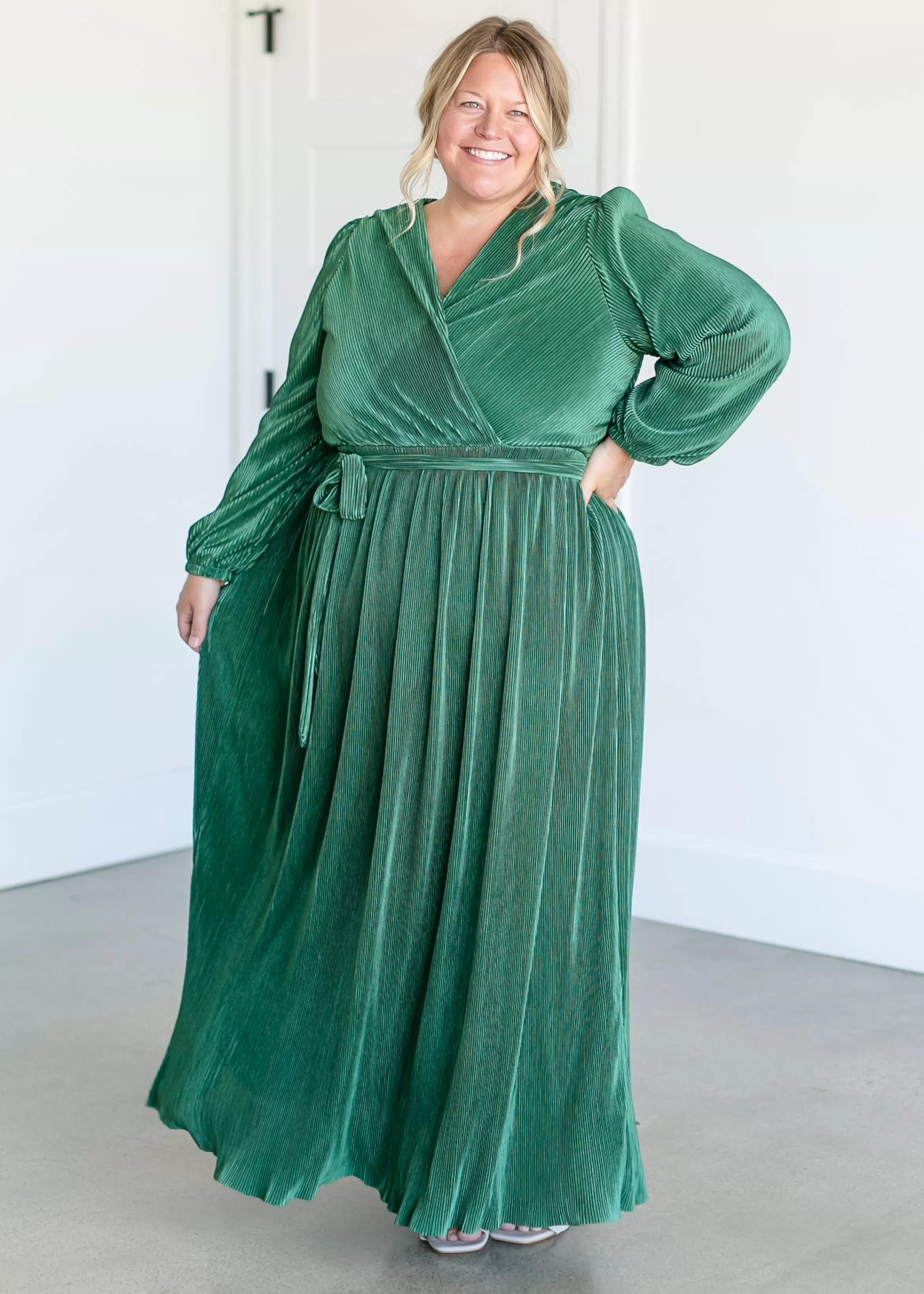 Mikarose Marilyn Faux Wrap Maxi Dress Fashion
