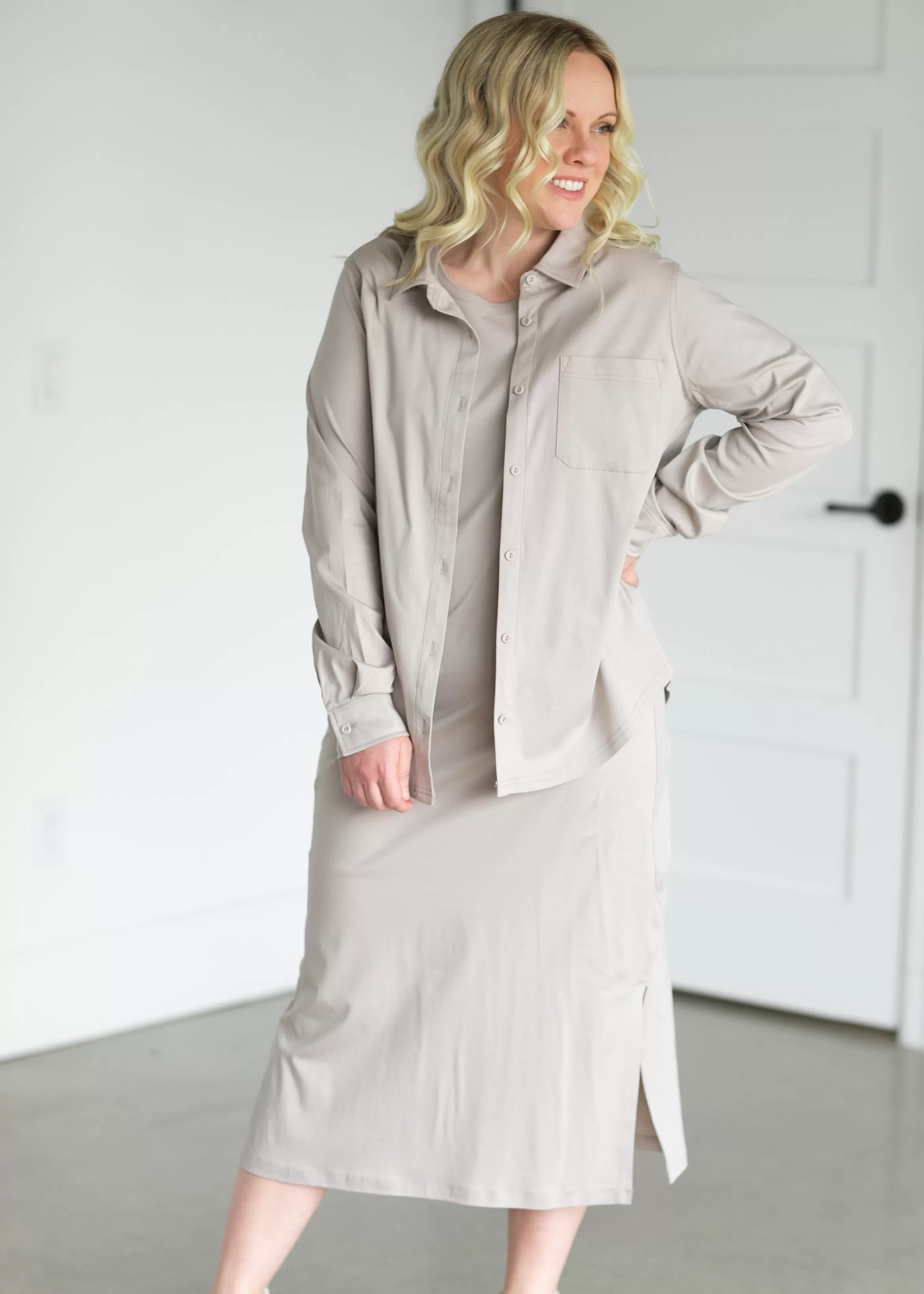 Thread & Supply Mila Cotton Button Down Top Hot