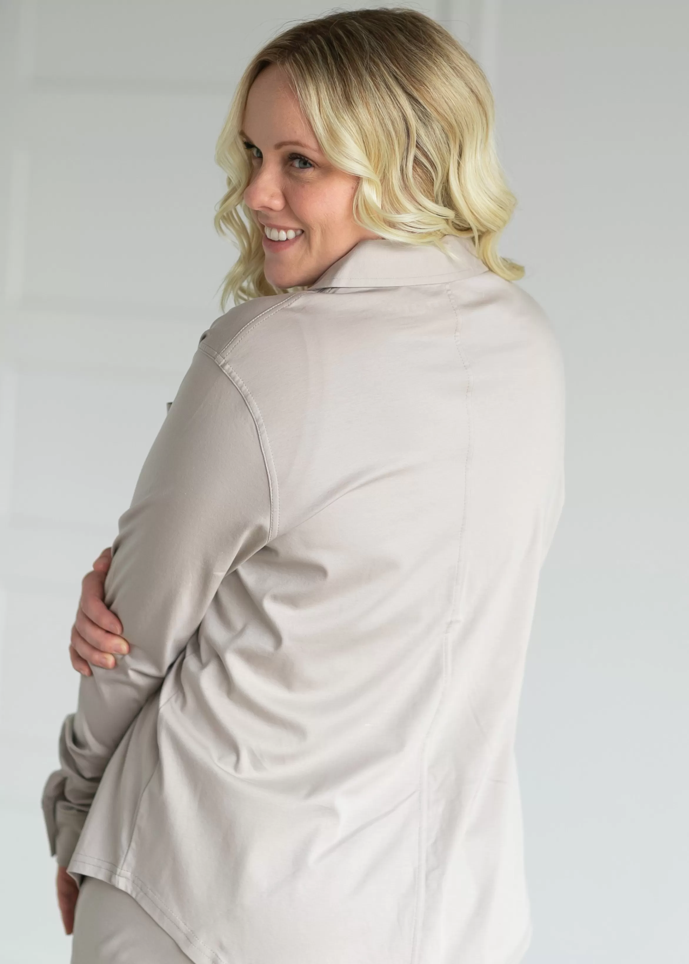 Thread & Supply Mila Cotton Button Down Top Hot