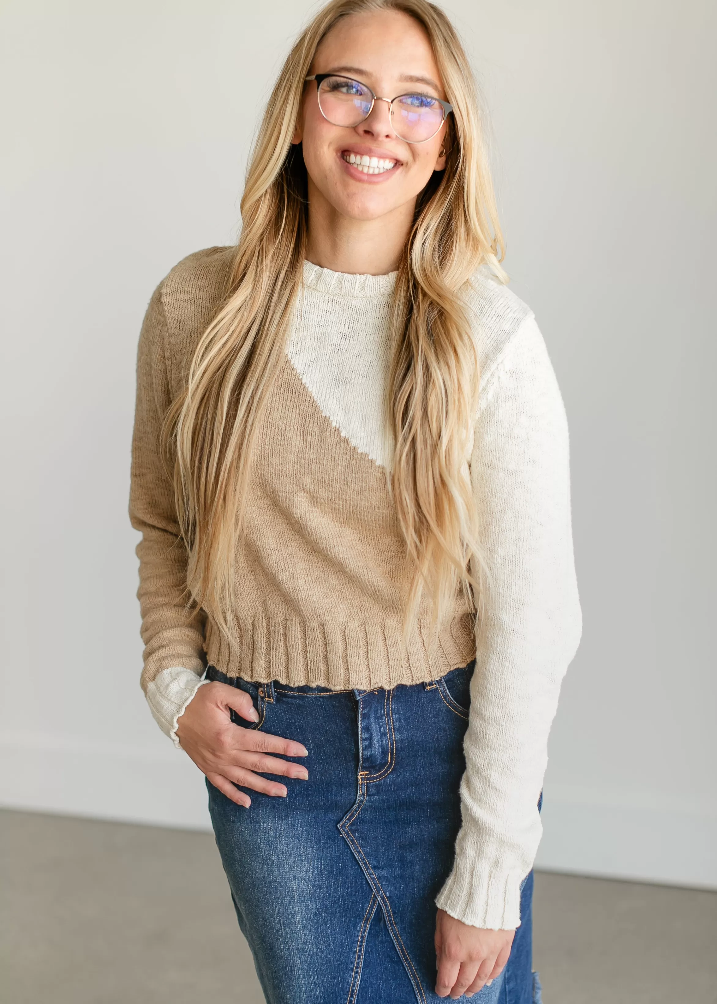 Z Supply Nadria Colorblock Sweater Store