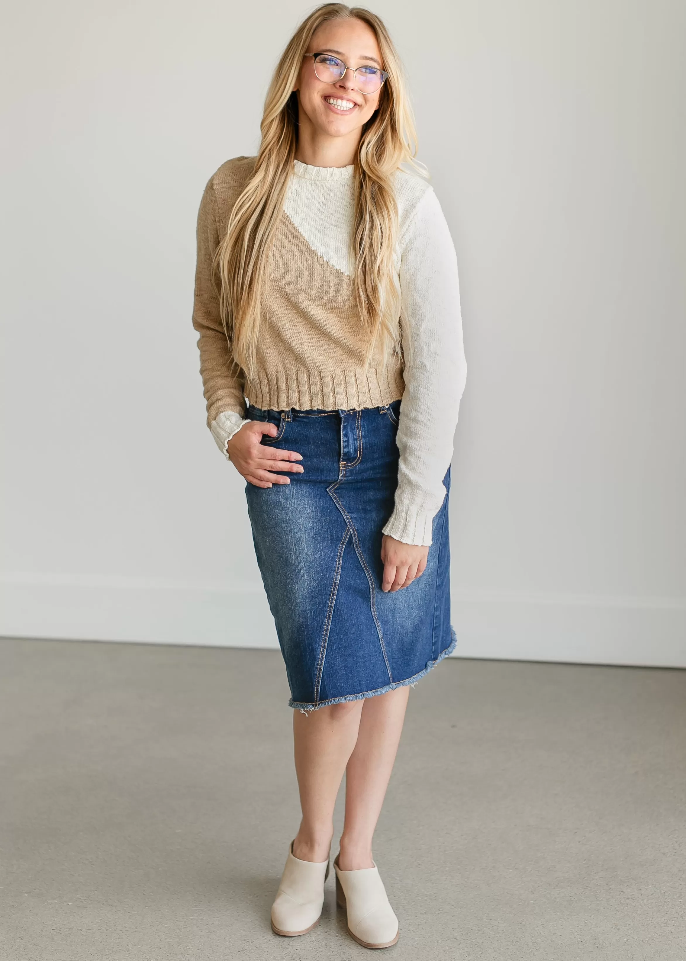Z Supply Nadria Colorblock Sweater Store