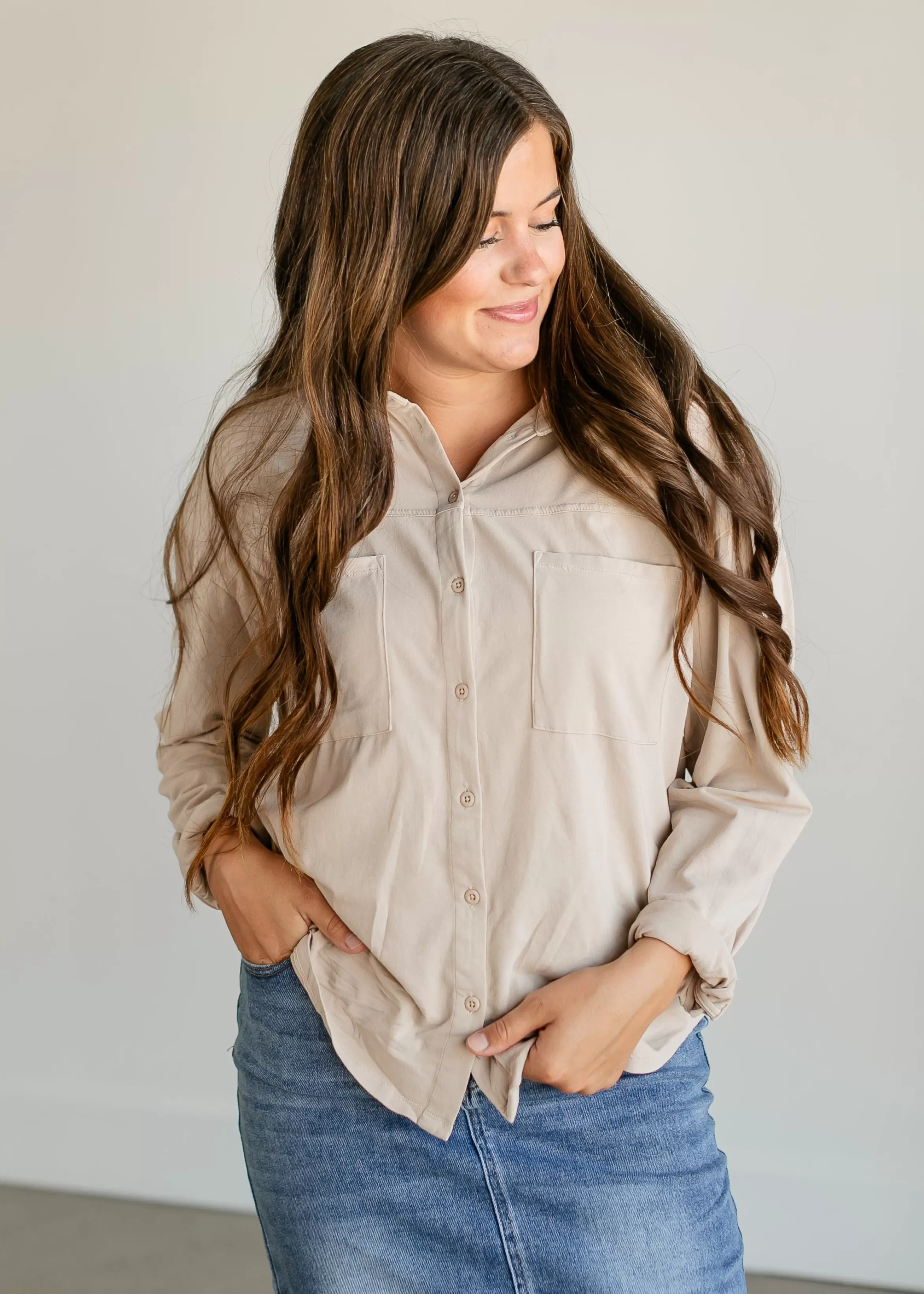 Z Supply Niccola Button-Up Top Flash Sale