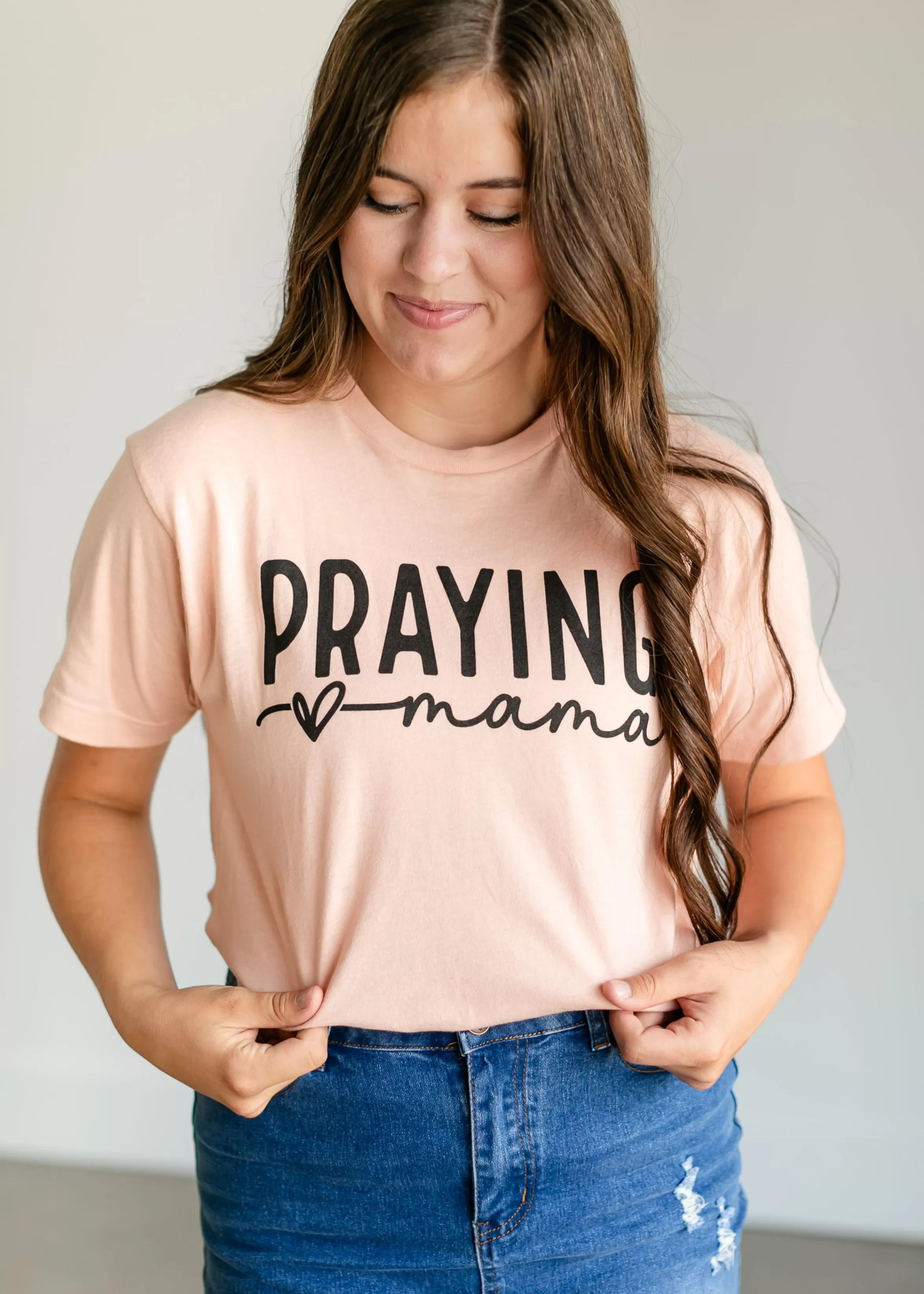 Envy Stylz Boutique Praying Mama Graphic T-Shirt Flash Sale