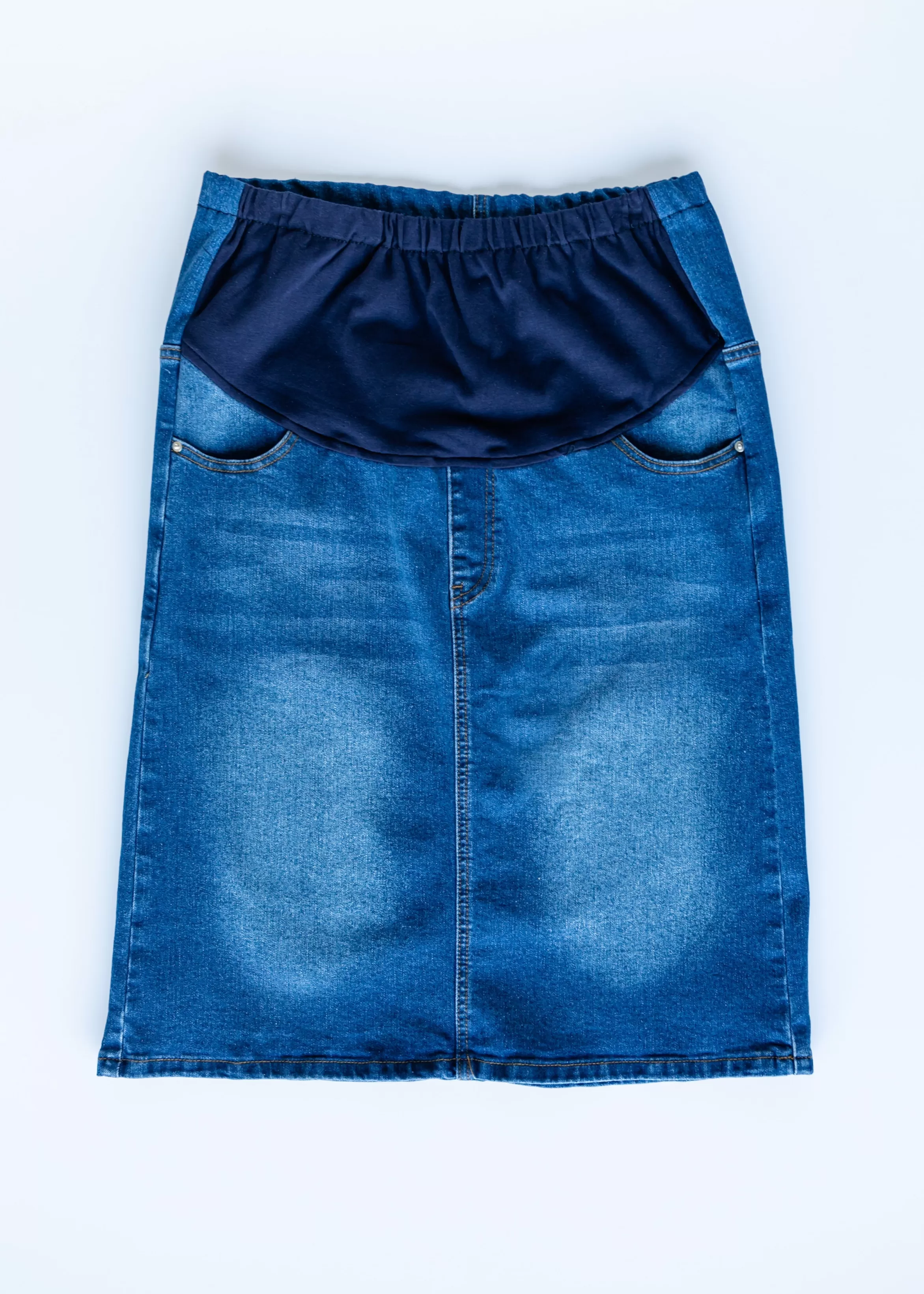* Remi Maternity Denim Midi Skirt Hot
