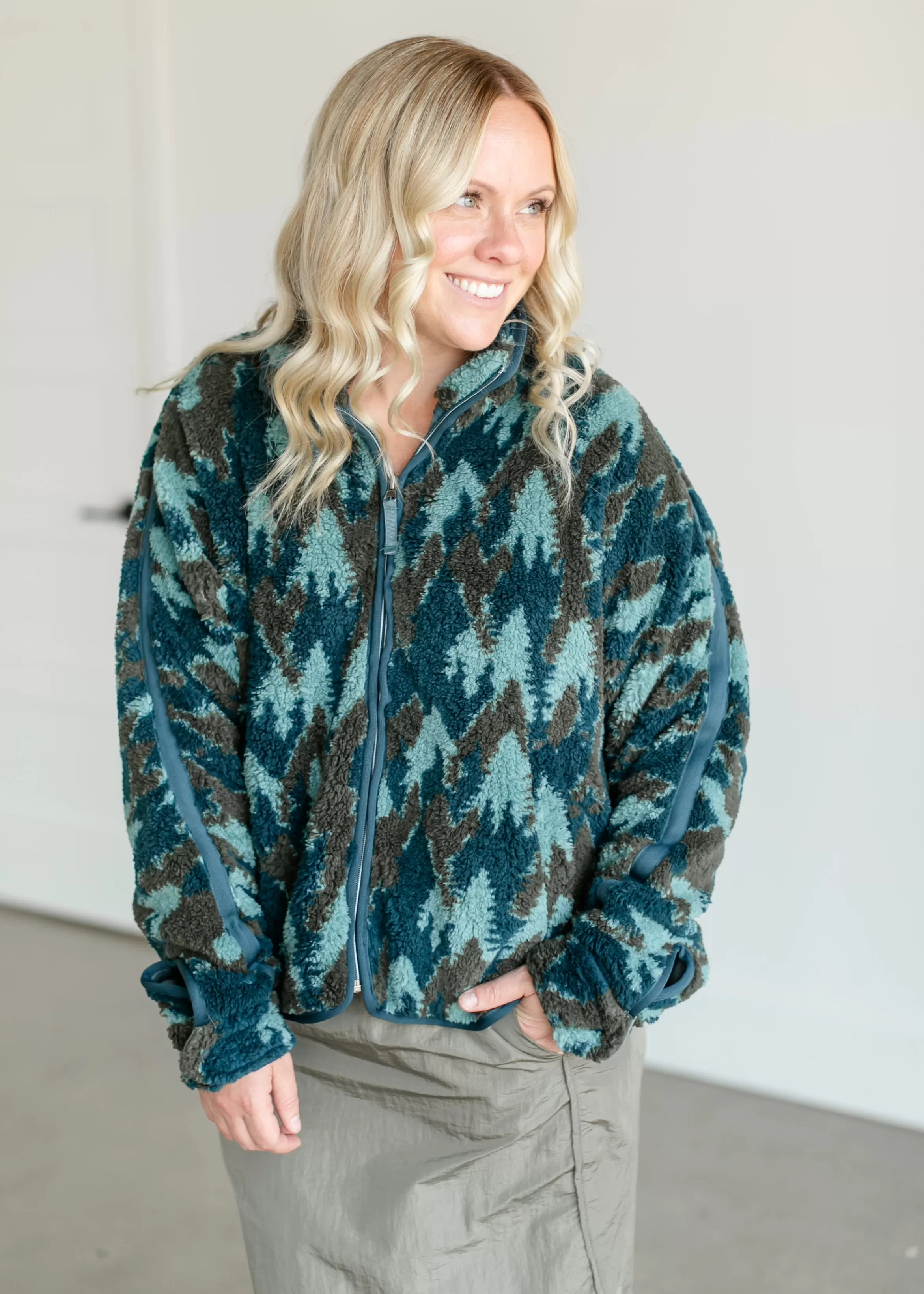 Thread & Supply Sequoia Fleece Zip Up Jacket Best Sale