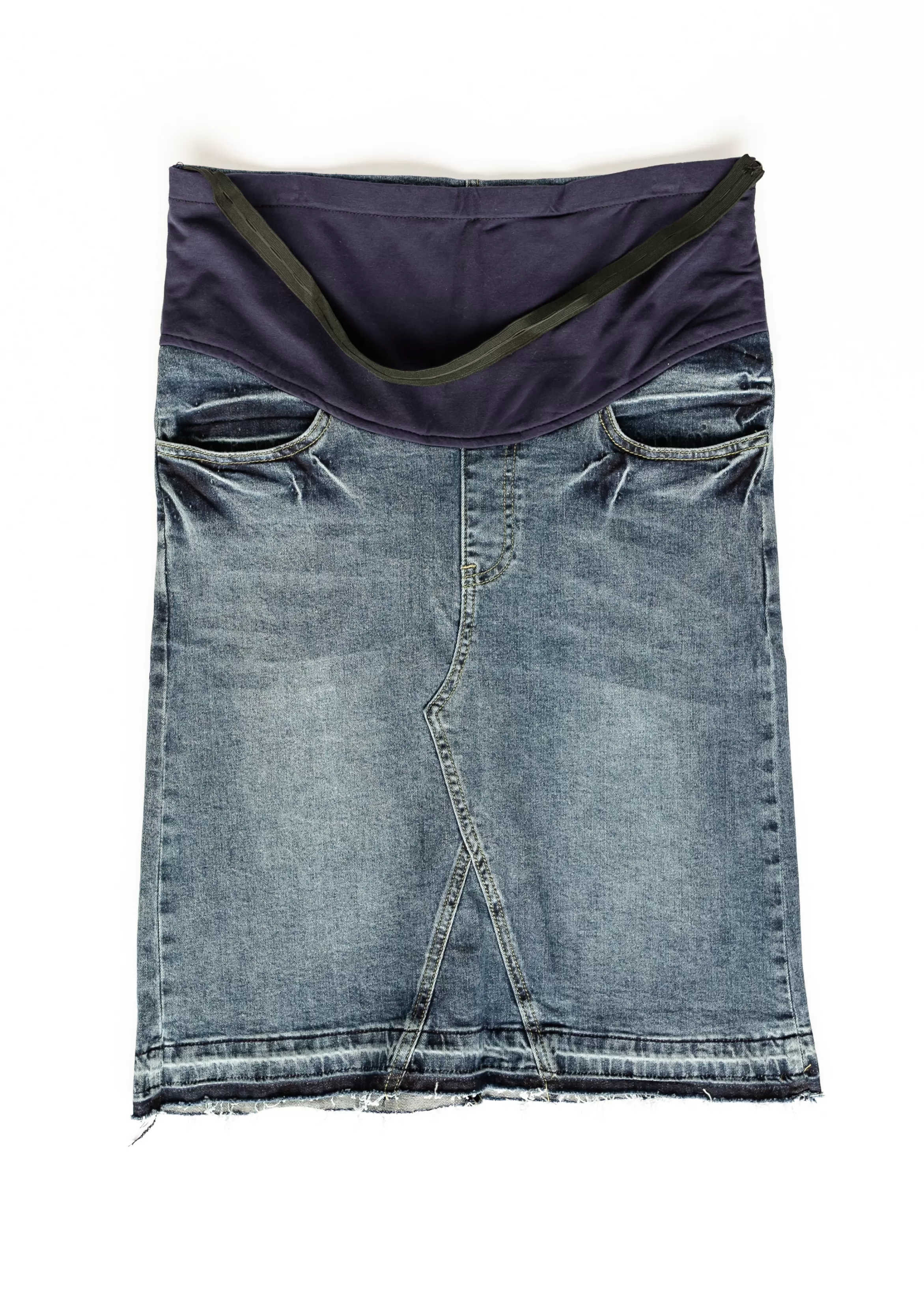 * Sophie Maternity Denim Midi Skirt | Inherit Clothing Company Discount