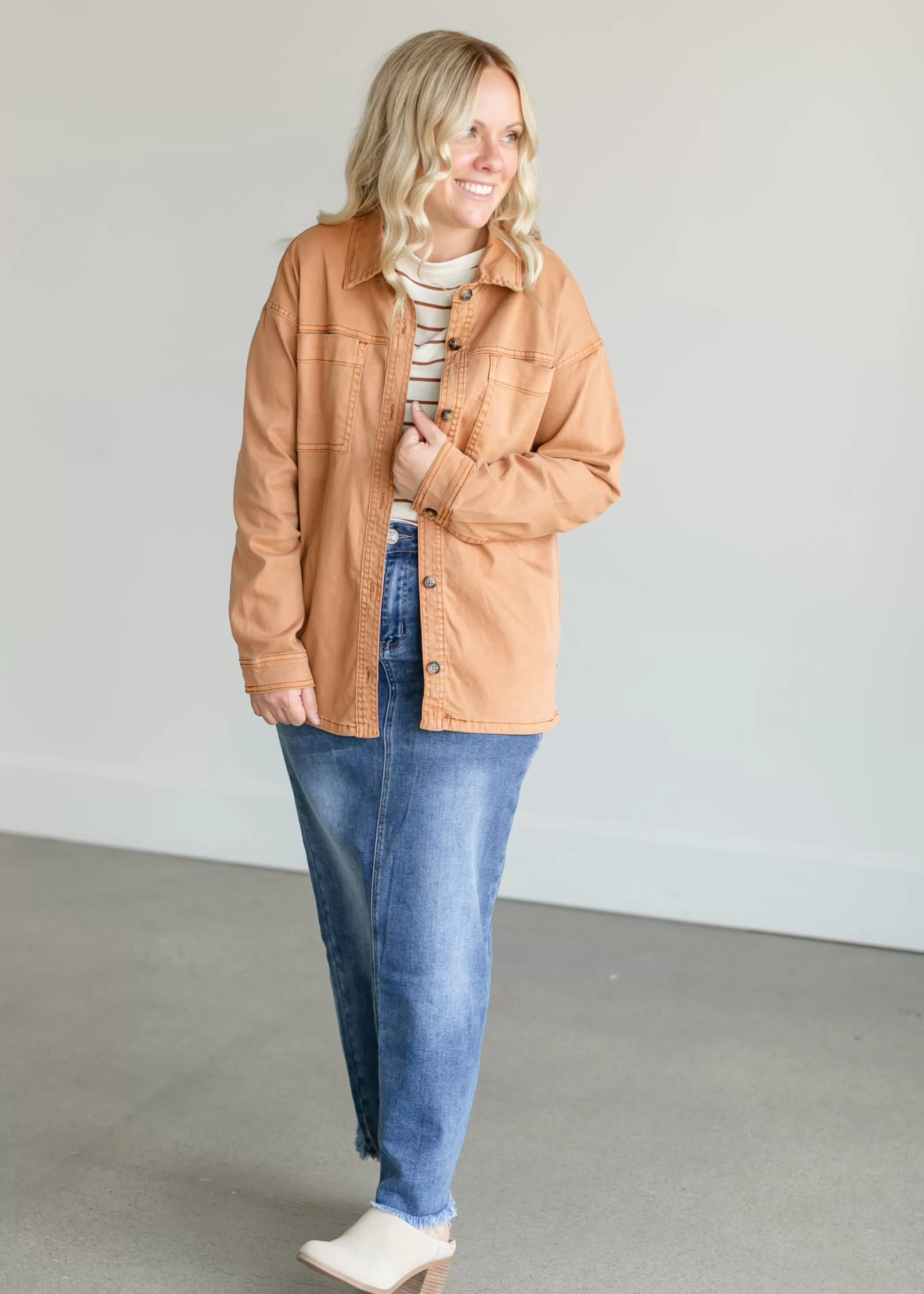 Thread & Supply Stacy Knit Crewneck Top Clearance
