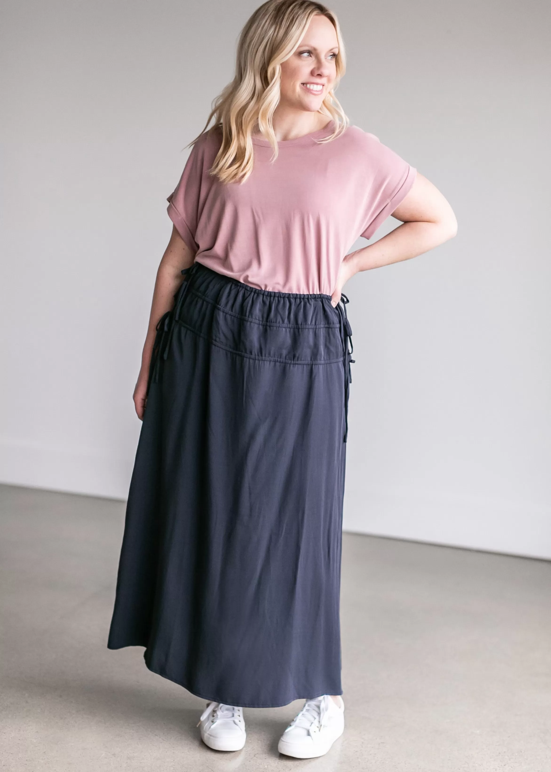 All Row The Simona Maxi Linen Skirt Best Sale