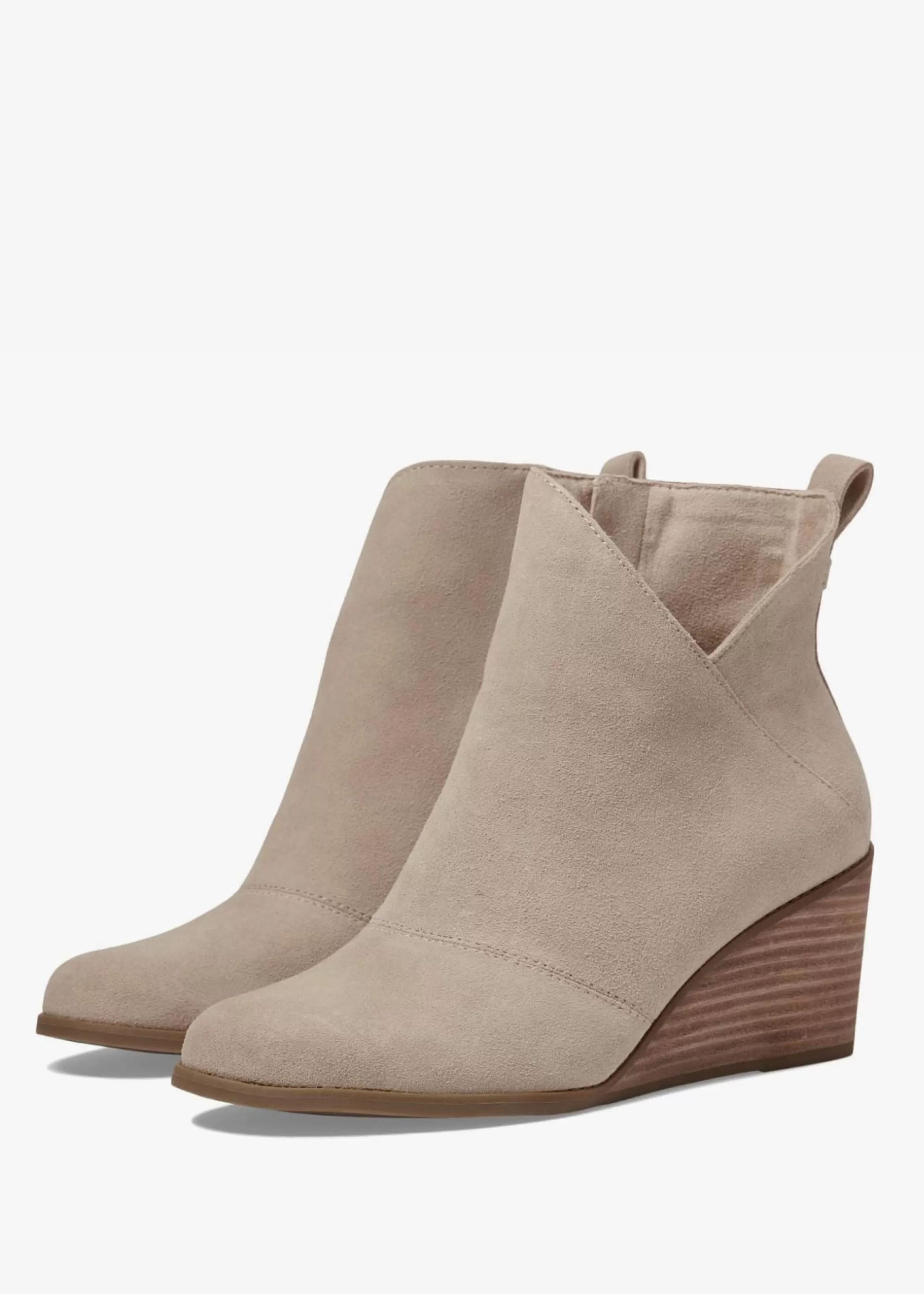 TOMS® Sutton Suede Wedge Boot Clearance