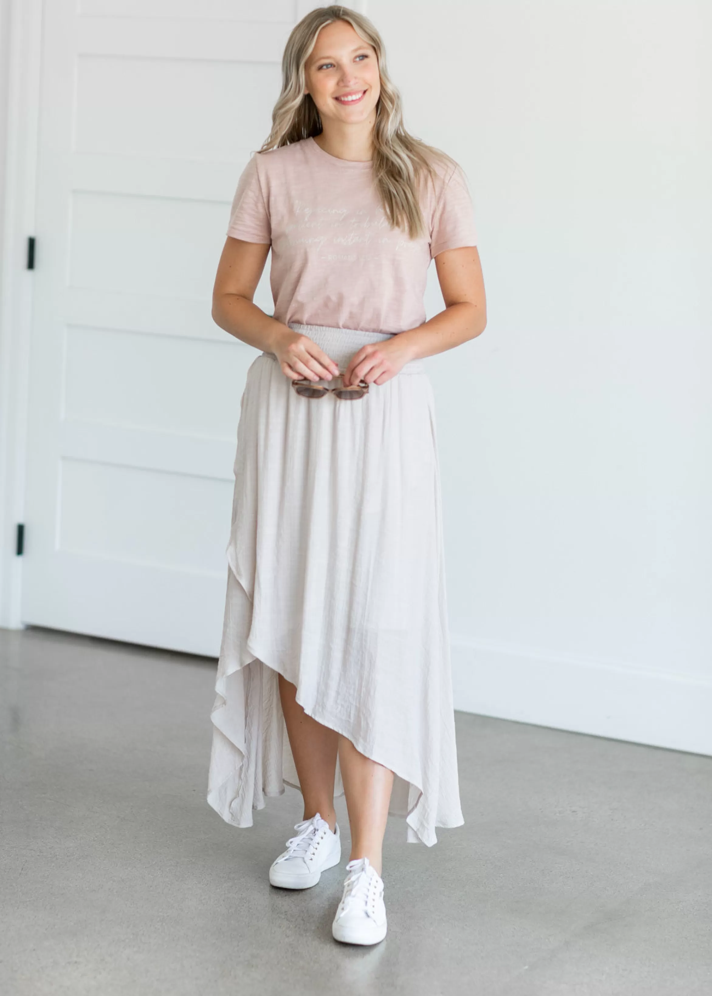 Wishlist Wrap High Low Midi Skirt Clearance