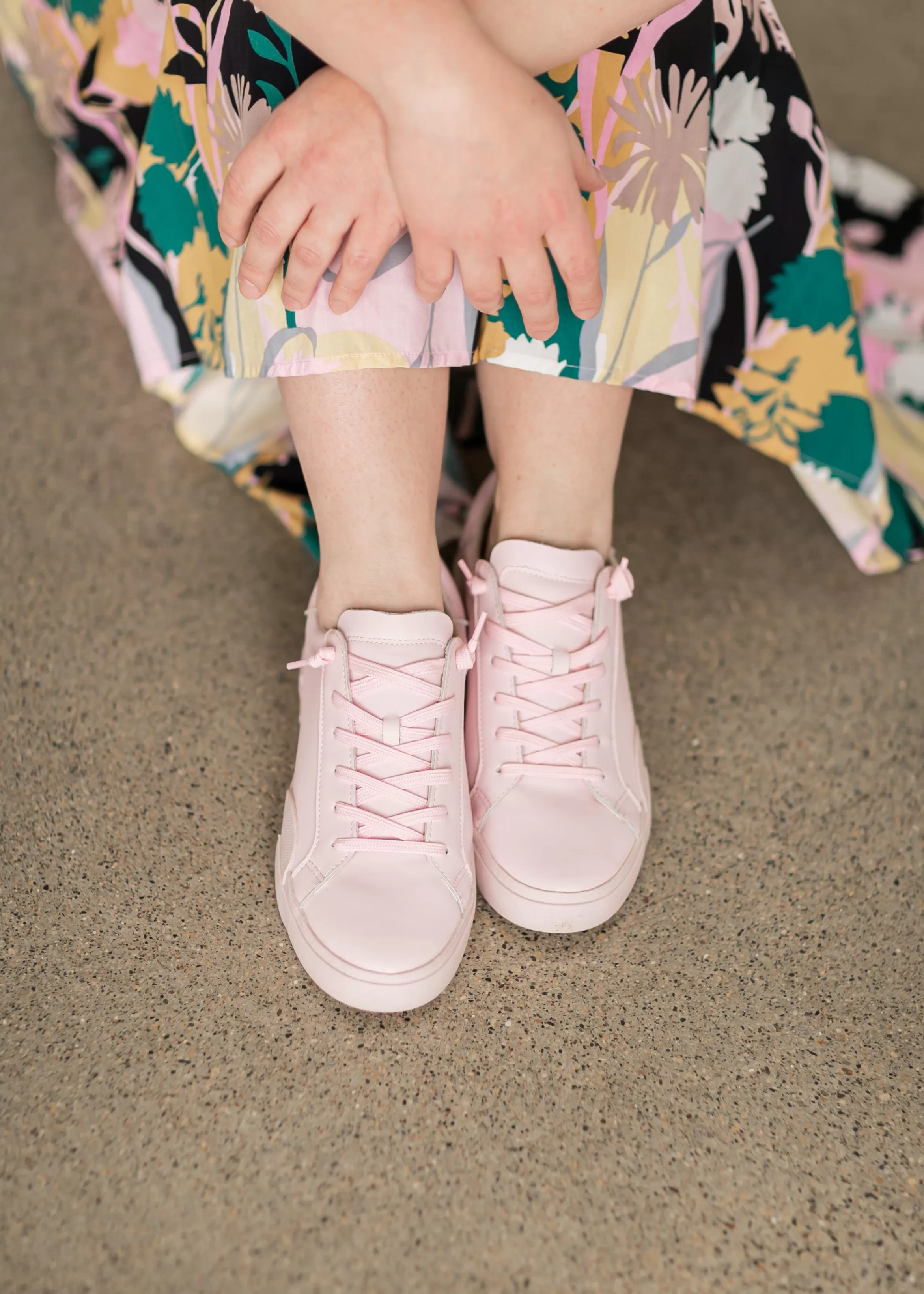 Dolce Vita Zina 360 Light Pink Leather Sneakers Best